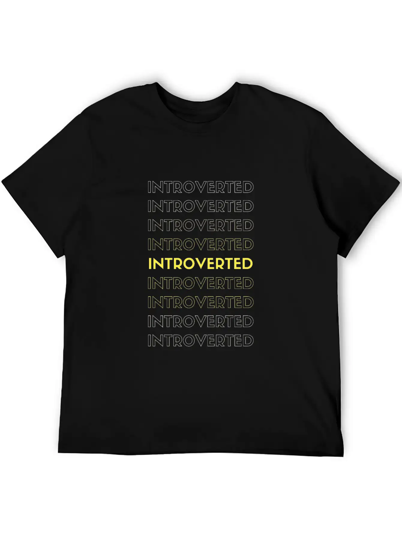 Introverted Stylish Everyday T-Shirt – Unisex Basic Cotton Tee
