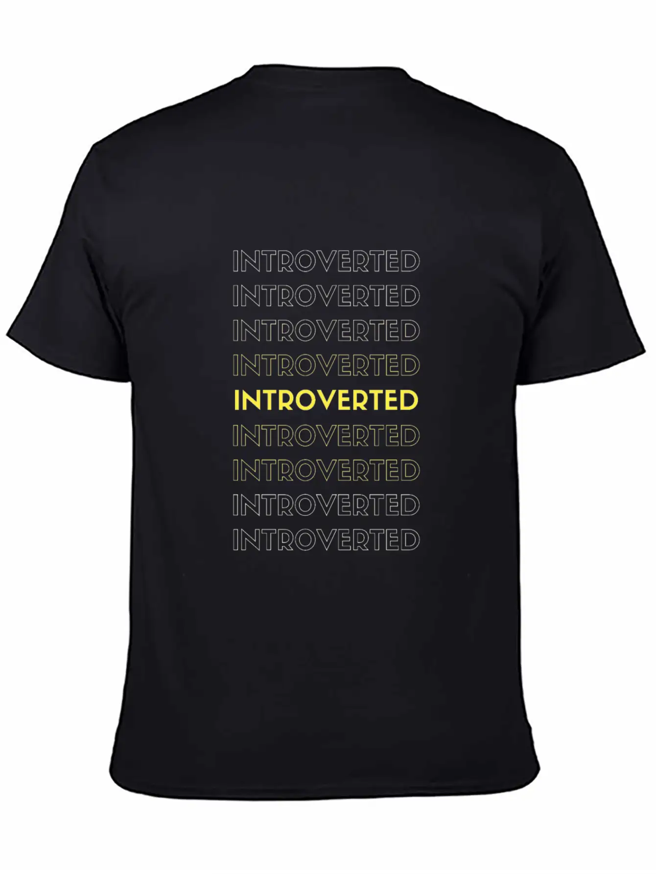 Introverted Stylish Everyday T-Shirt – Unisex Basic Cotton Tee