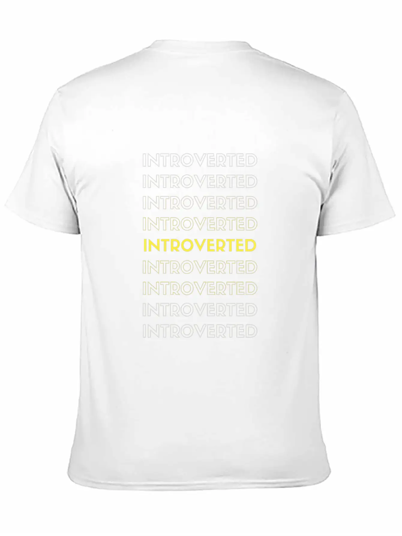 Introverted Stylish Everyday T-Shirt – Unisex Basic Cotton Tee