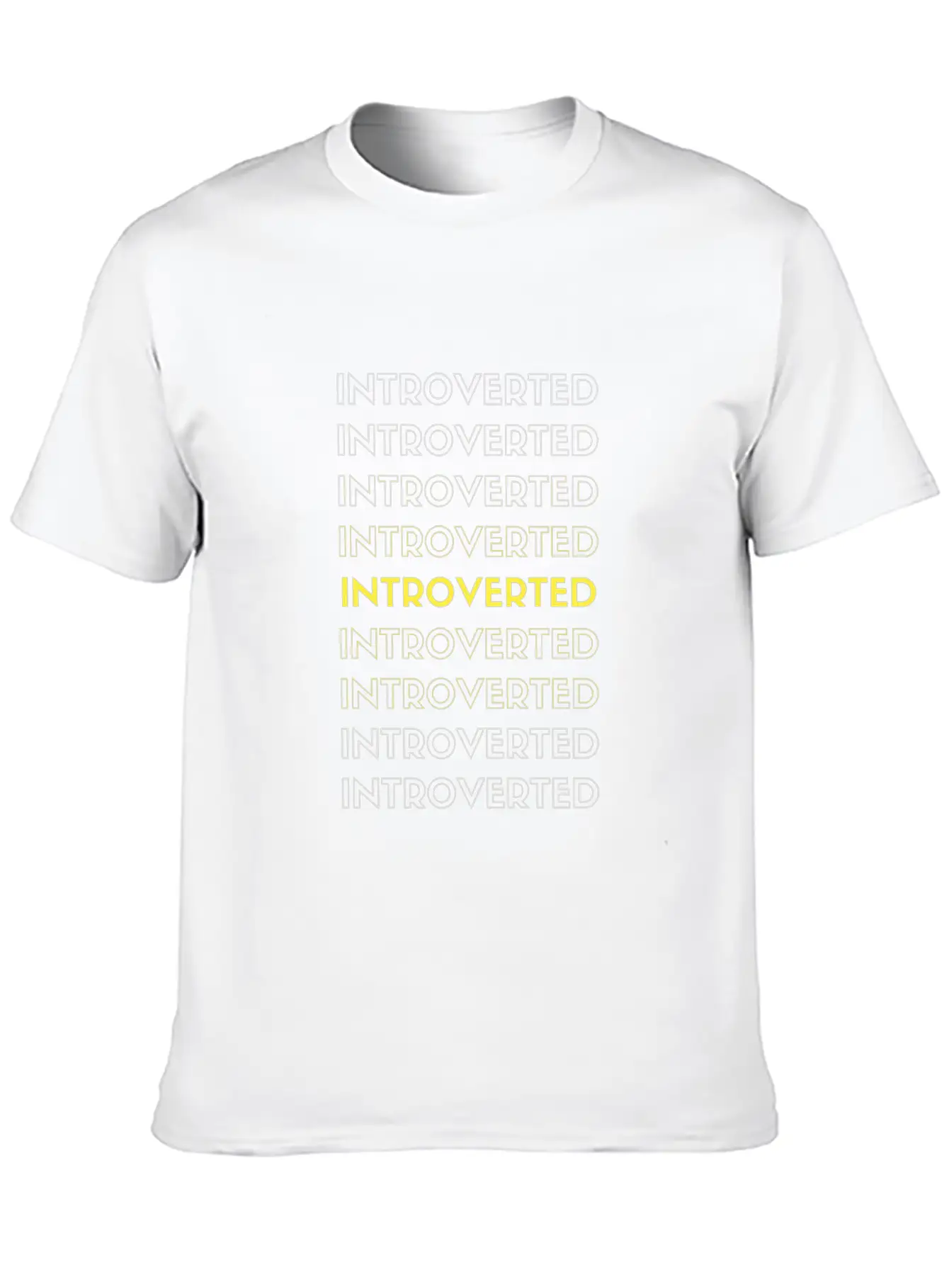 Introverted Stylish Everyday T-Shirt – Unisex Basic Cotton Tee