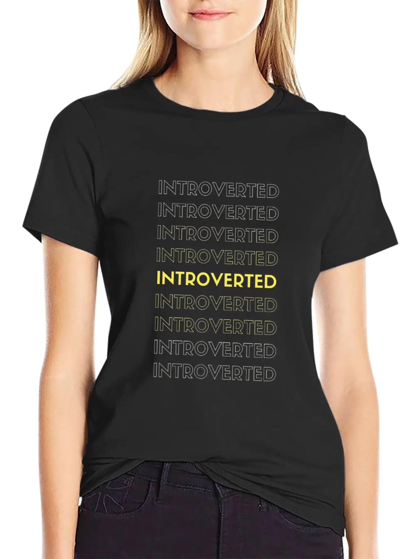 Introverted Stylish Everyday T-Shirt – Unisex Basic Cotton Tee