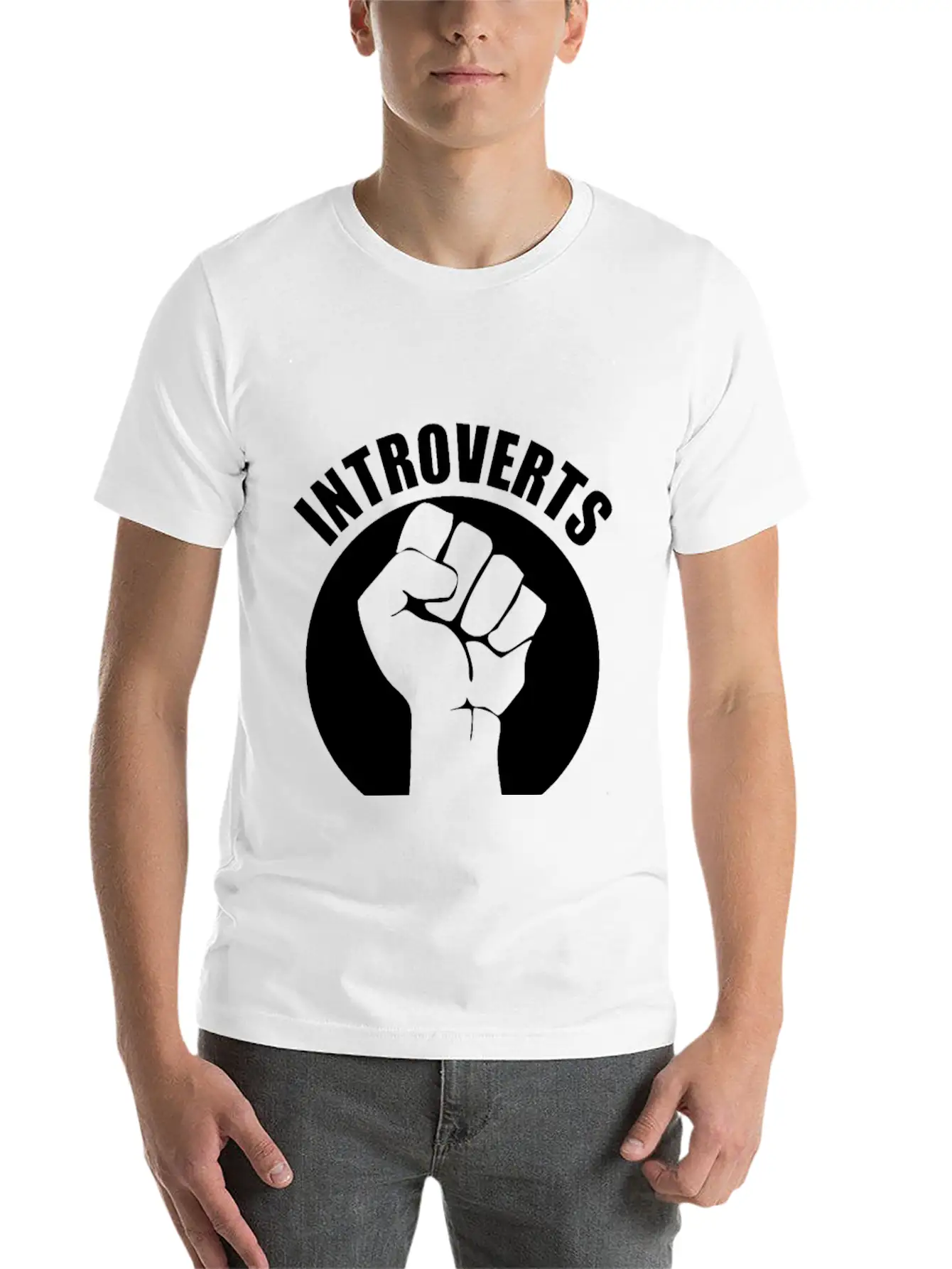 Introverts Unite Separately Timeless Short Sleeve Tee – Comfy And Minimalist Design