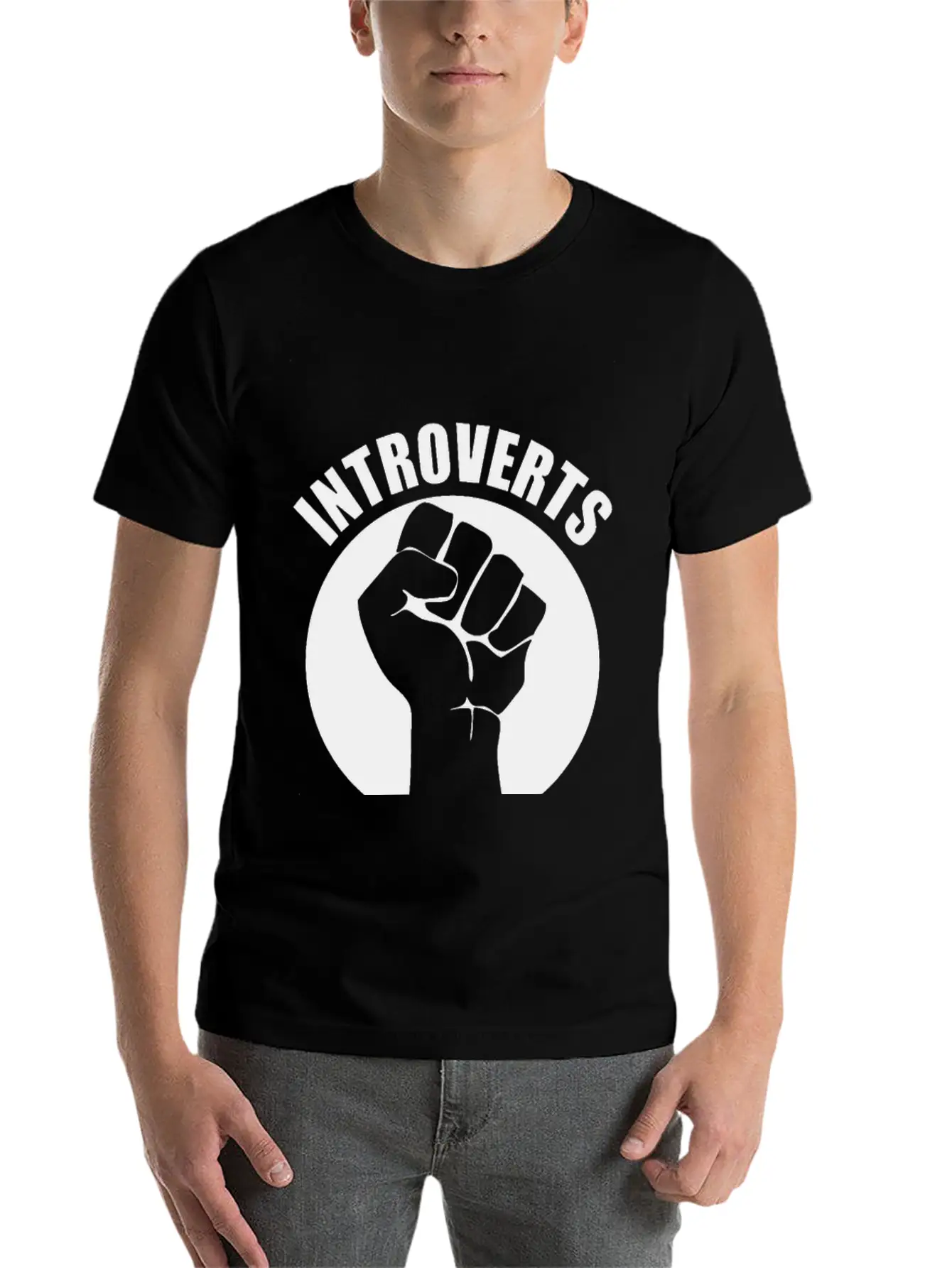 Introverts Unite Separately Timeless Short Sleeve Tee – Comfy And Minimalist Design