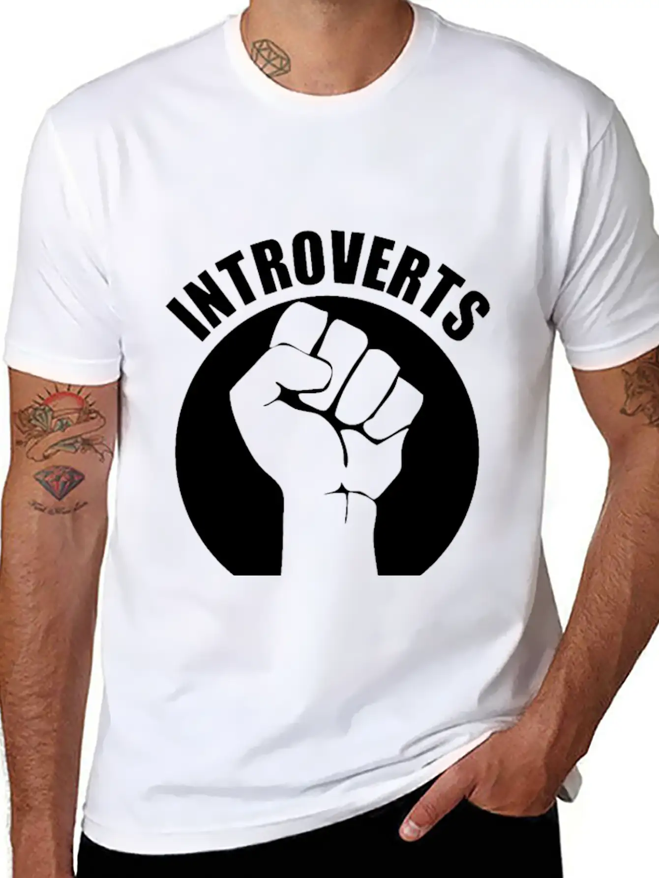 Introverts Unite Separately Timeless Short Sleeve Tee – Comfy And Minimalist Design