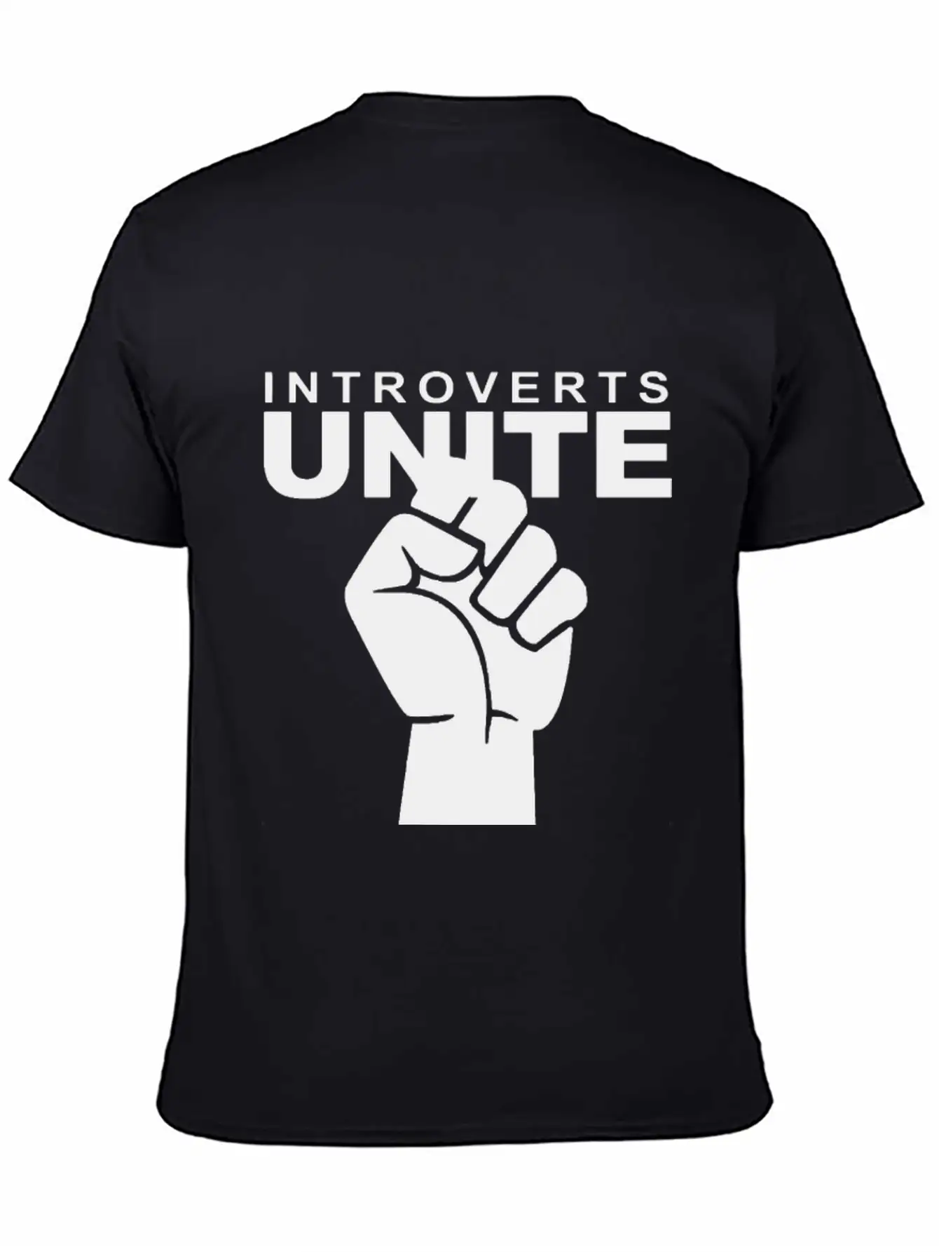 Introverts Unite Separately Unisex Short Sleeve Soft Cotton T-Shirt – Casual Everyday Wear