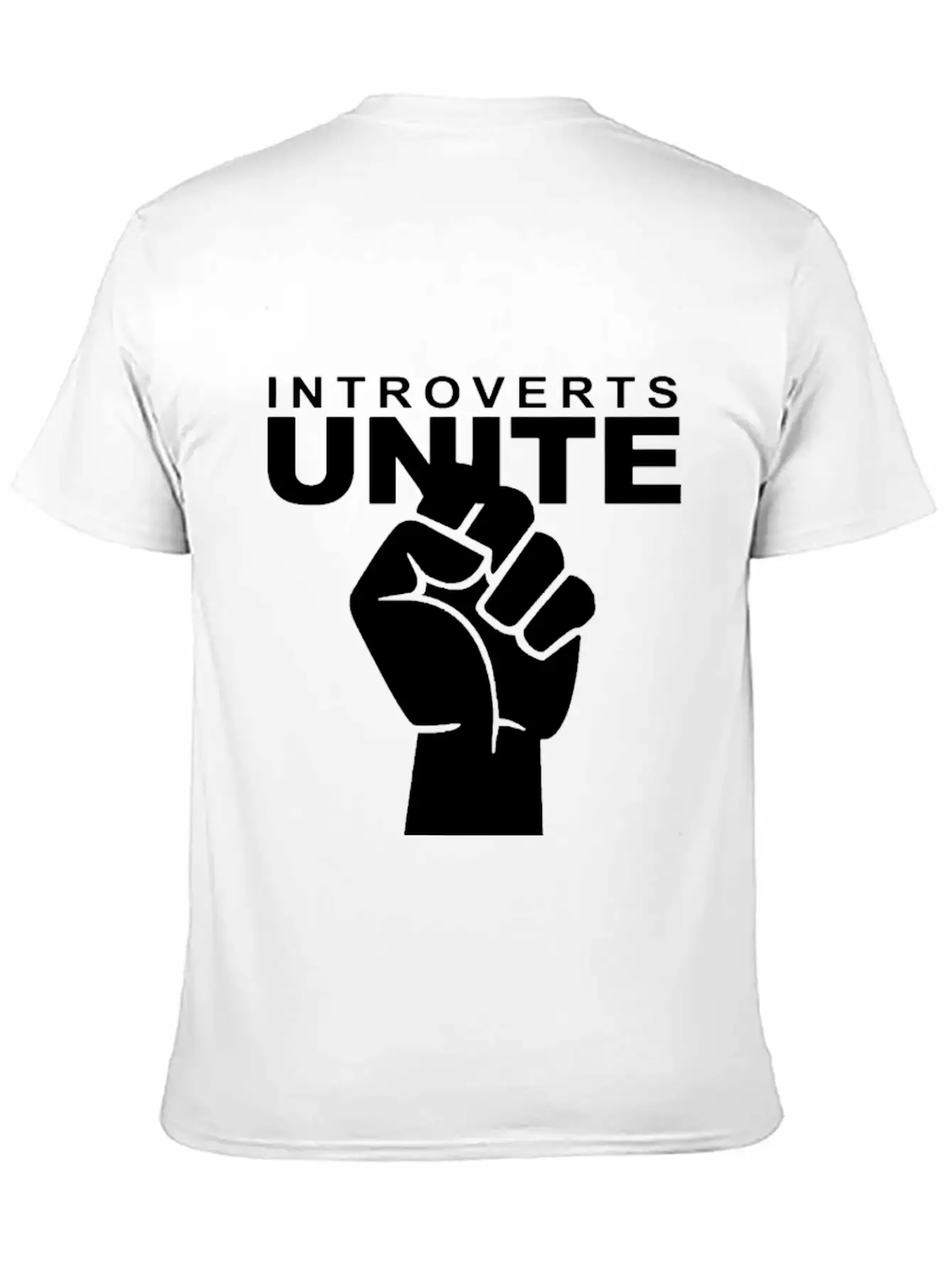 Introverts Unite Separately Unisex Short Sleeve Soft Cotton T-Shirt – Casual Everyday Wear