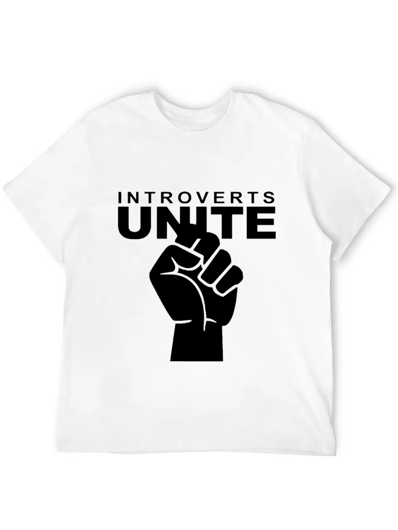 Introverts Unite Separately Unisex Short Sleeve Soft Cotton T-Shirt – Casual Everyday Wear