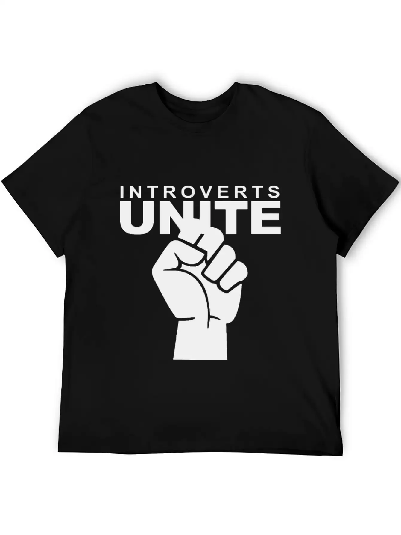 Introverts Unite Separately Unisex Short Sleeve Soft Cotton T-Shirt – Casual Everyday Wear