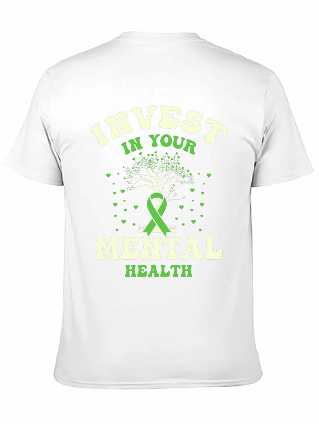 Invest In Your Mental Health Awareness Depression Essential Unisex Summer Tee – Soft Cotton Casual Fit