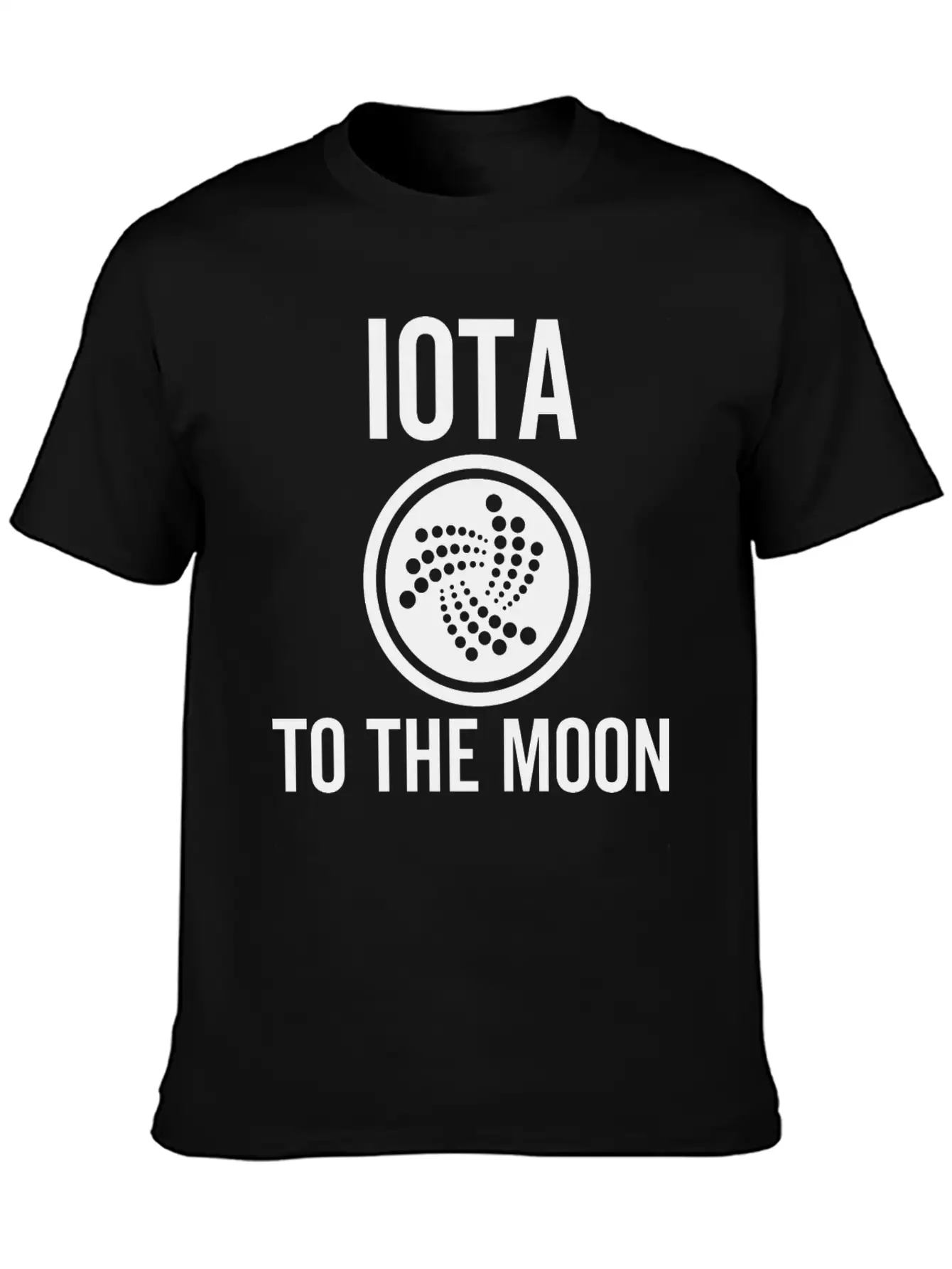 Iota To The Moon Unisex Short Sleeve Soft Cotton T-Shirt – Casual Everyday Wear