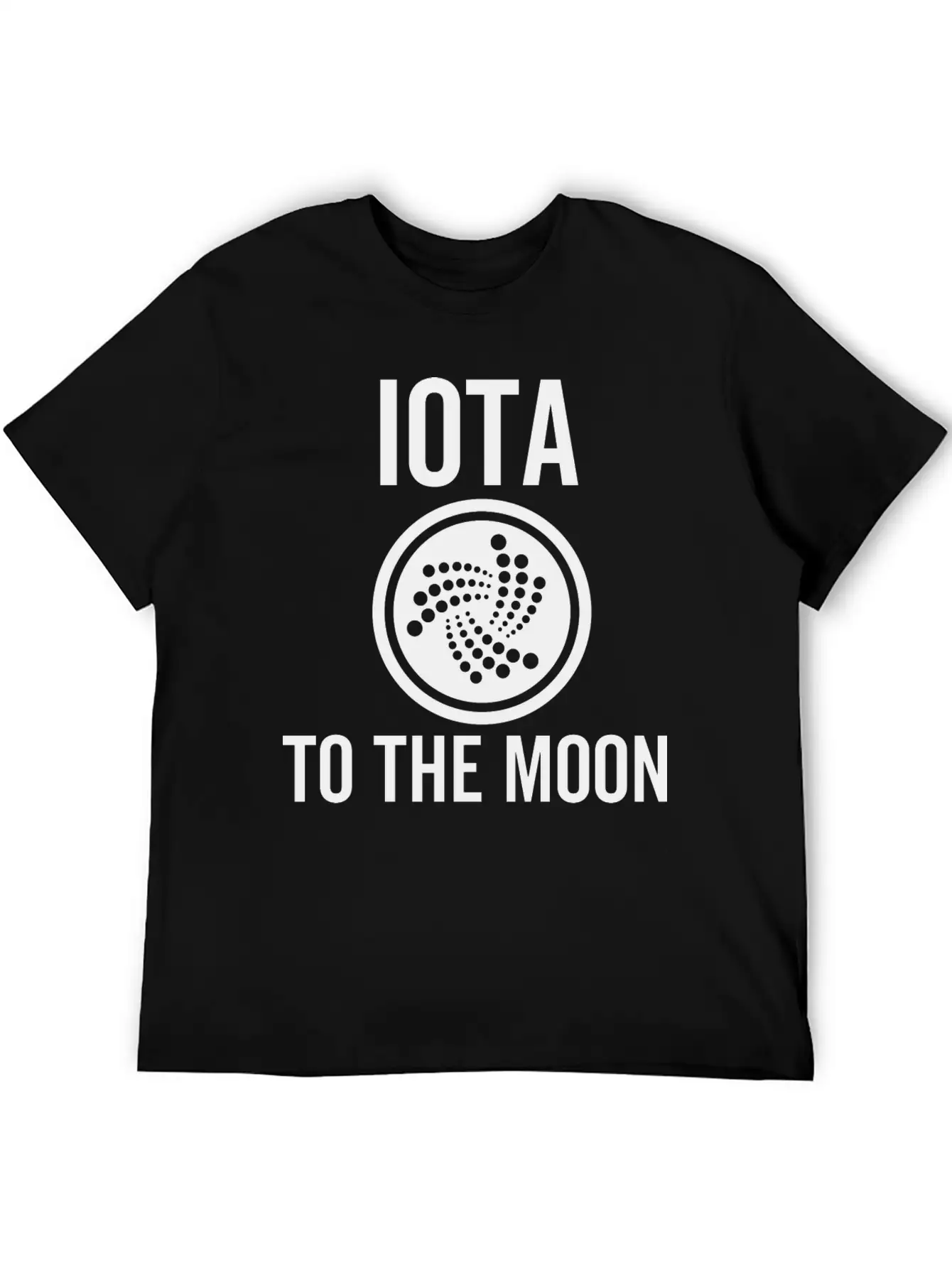 Iota To The Moon Unisex Short Sleeve Soft Cotton T-Shirt – Casual Everyday Wear