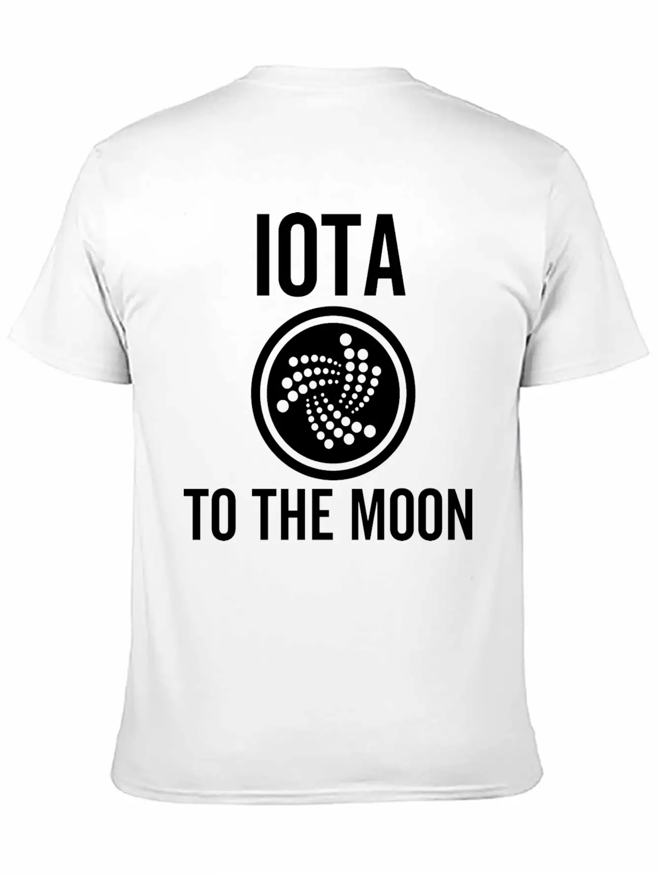 Iota To The Moon Unisex Short Sleeve Soft Cotton T-Shirt – Casual Everyday Wear