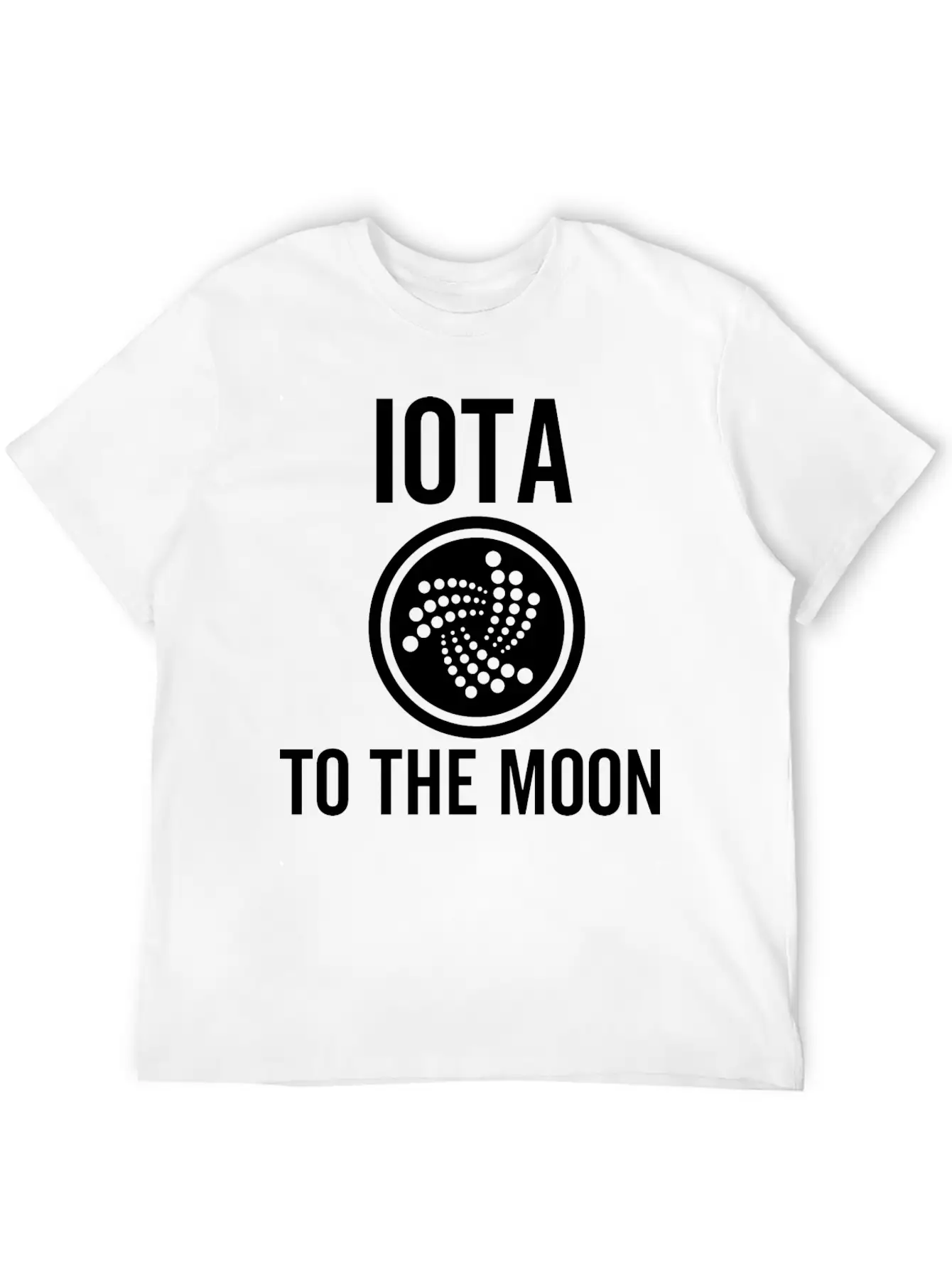 Iota To The Moon Unisex Short Sleeve Soft Cotton T-Shirt – Casual Everyday Wear