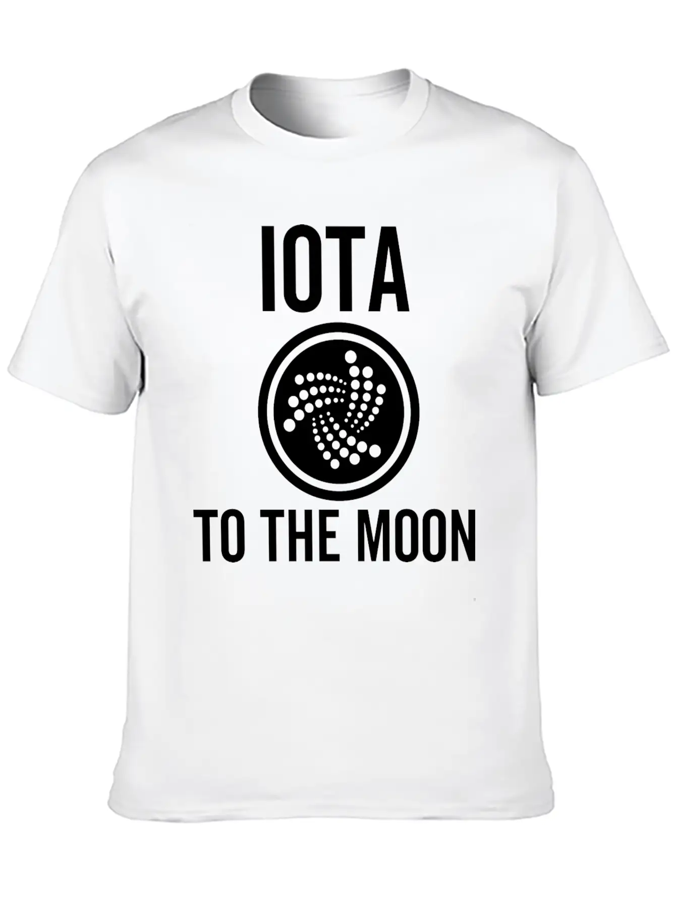 Iota To The Moon Unisex Short Sleeve Soft Cotton T-Shirt – Casual Everyday Wear