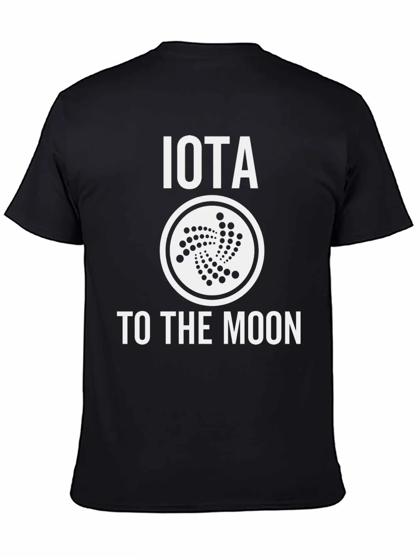 Iota To The Moon Unisex Short Sleeve Soft Cotton T-Shirt – Casual Everyday Wear
