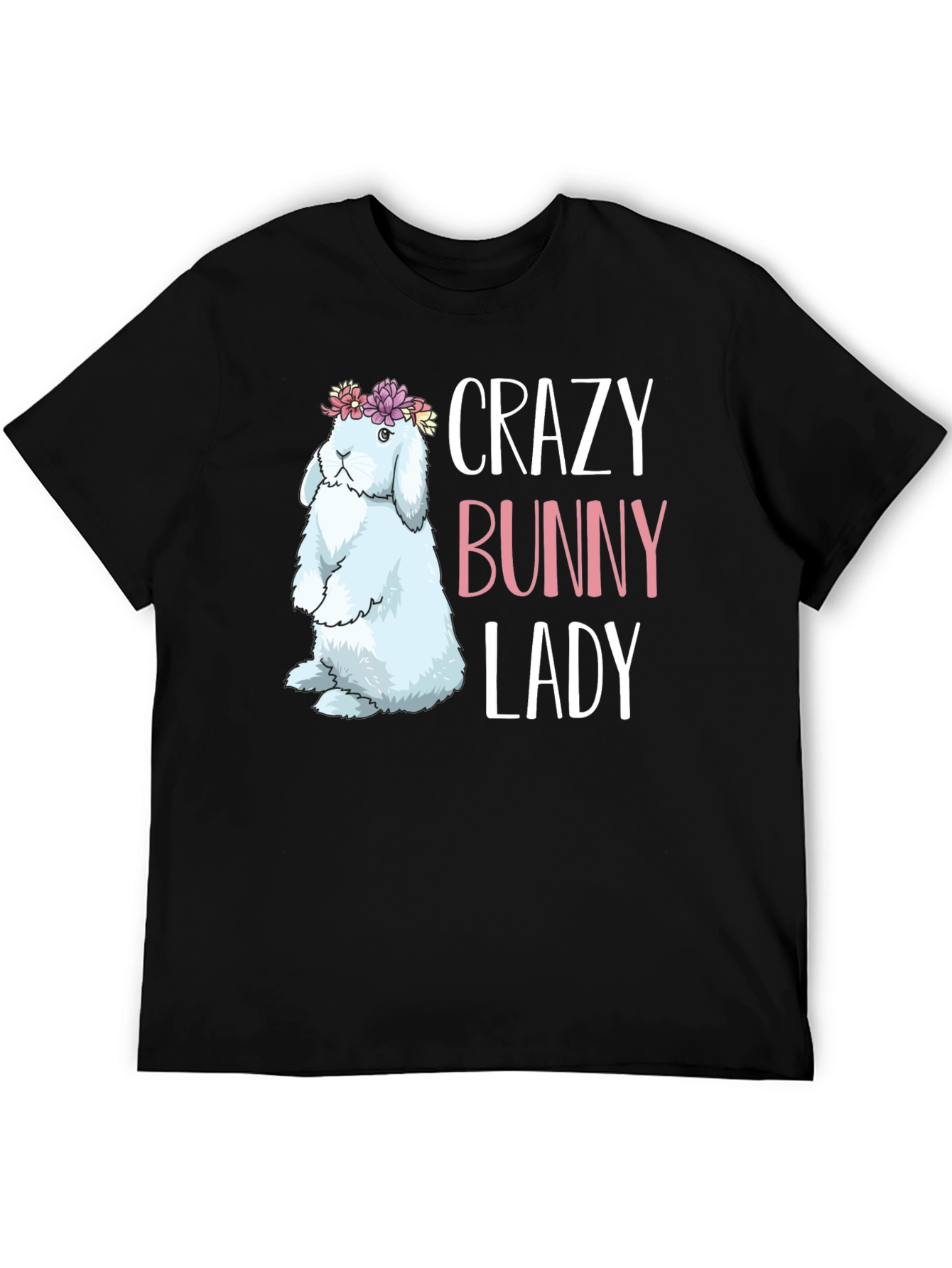 Crazy Bunny Lady T-Shirt - Easter Apparel