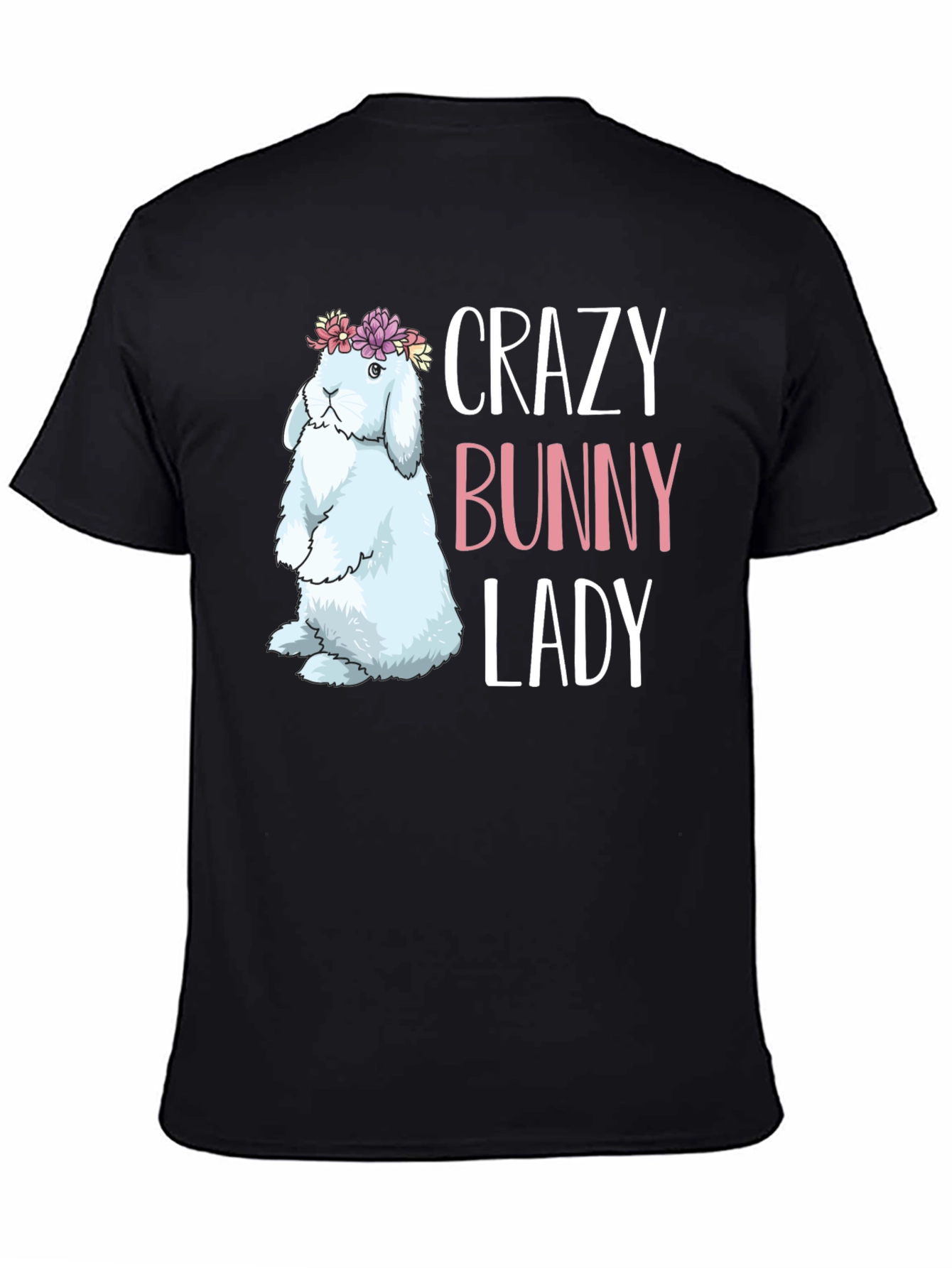 Crazy Bunny Lady T-Shirt - Easter Apparel