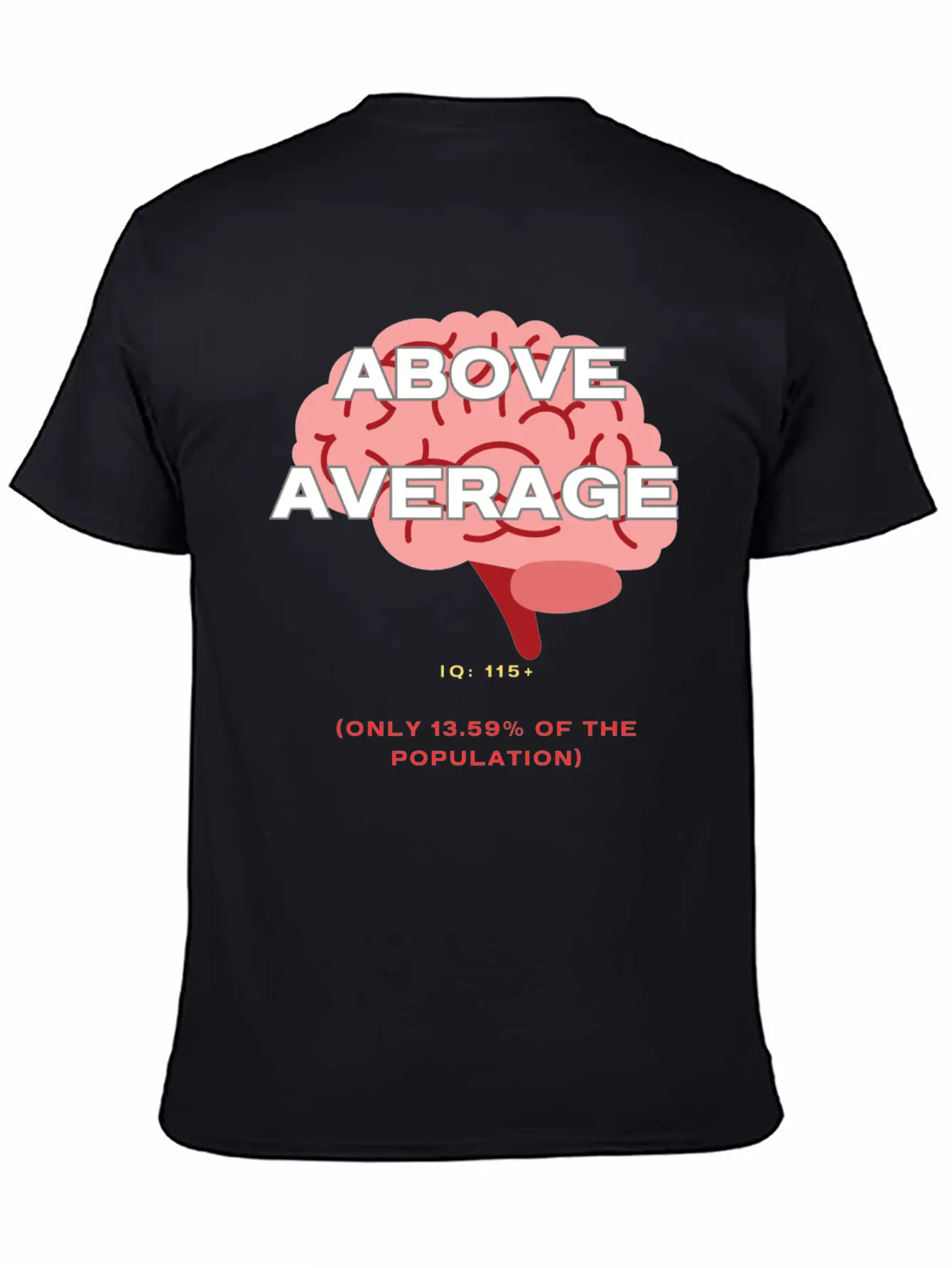 IQ 115plus Above Average - Intelligence Quotient Comfortable Minimalist Graphic Tee – Summer Style Essential