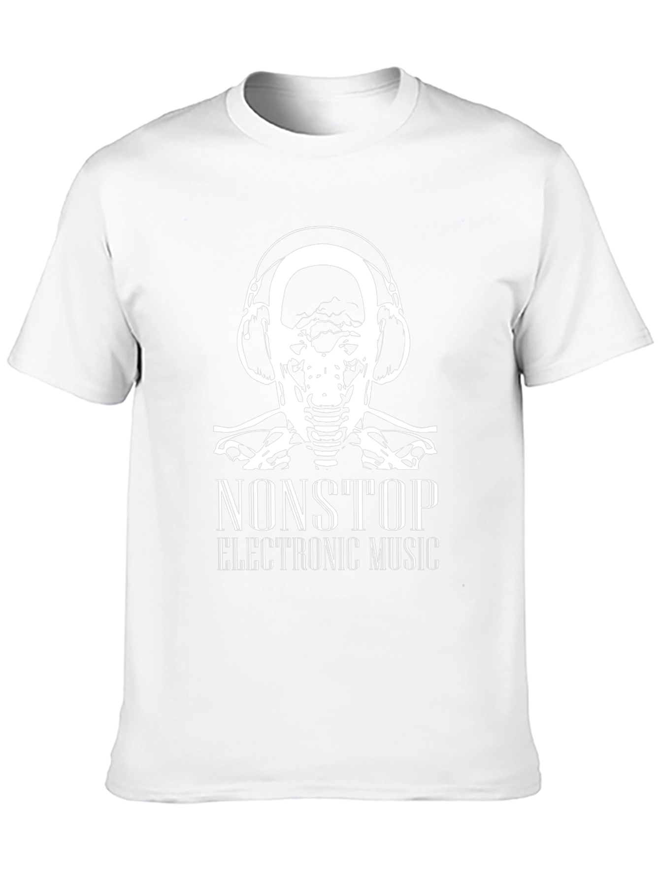 Nonstop Electronic Music Black Graphic Tee