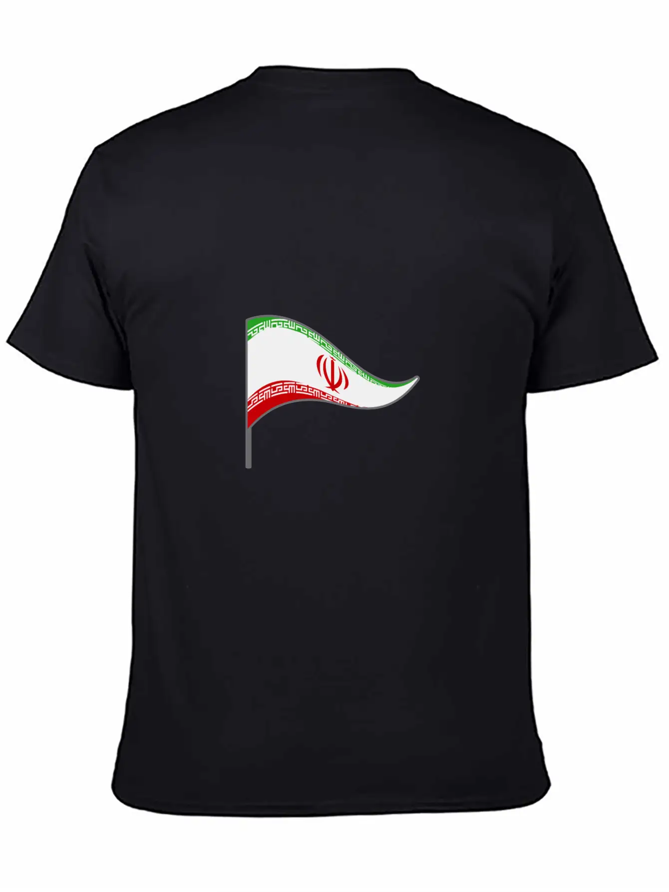 Iran Tehran Flag Banner Flags Ensigns Unisex Short Sleeve Soft Cotton T-Shirt – Casual Everyday Wear