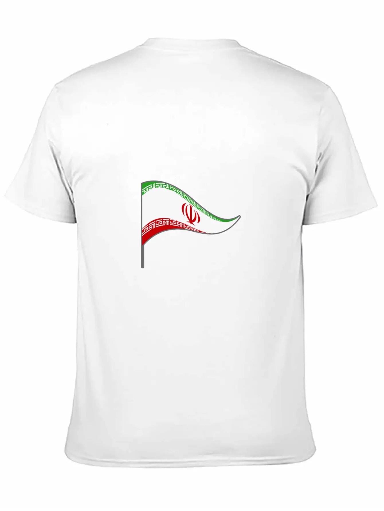 Iran Tehran Flag Banner Flags Ensigns Unisex Short Sleeve Soft Cotton T-Shirt – Casual Everyday Wear
