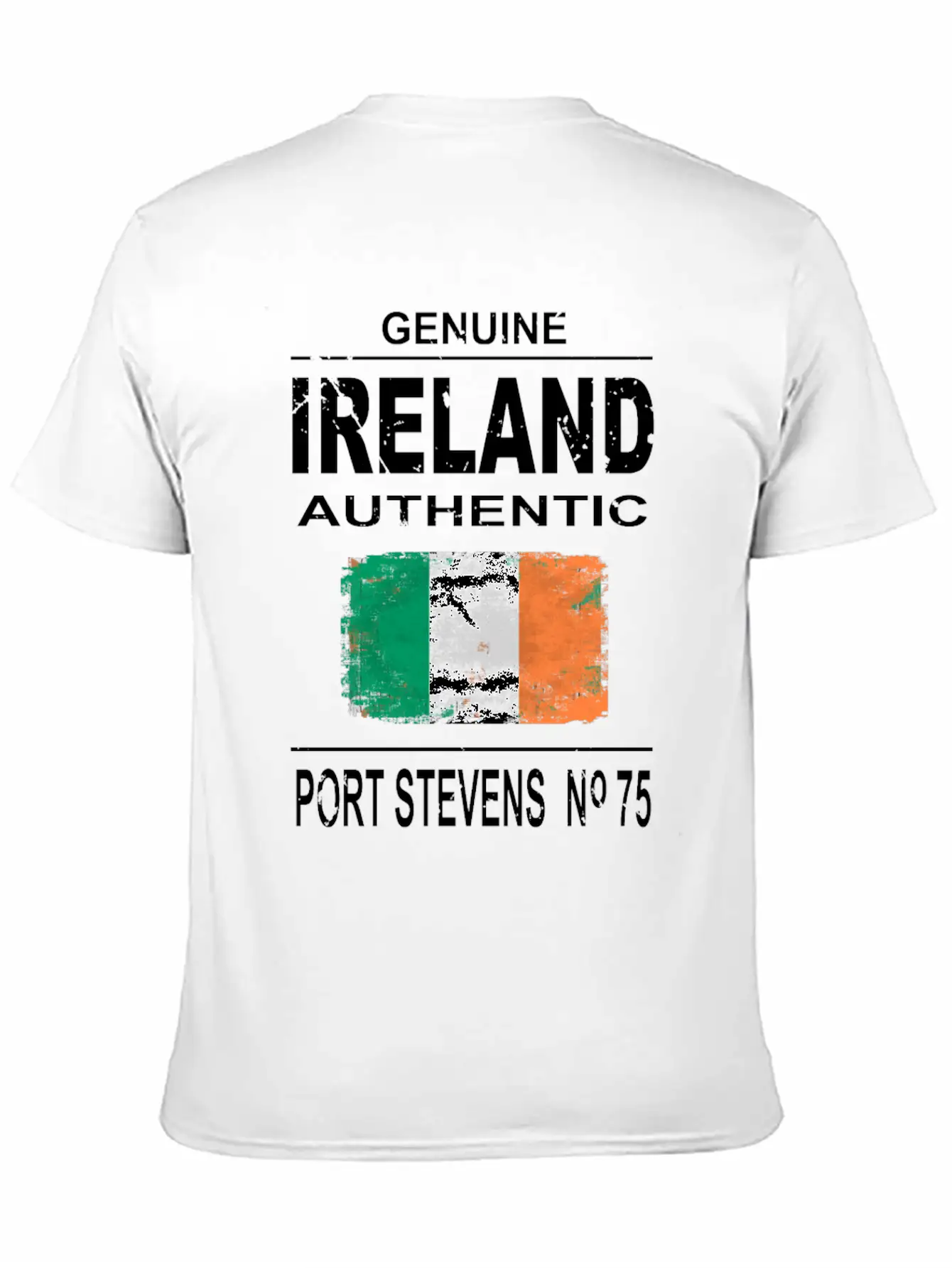 Ireland Flag Unisex Short Sleeve Soft Cotton T-Shirt – Casual Everyday Wear