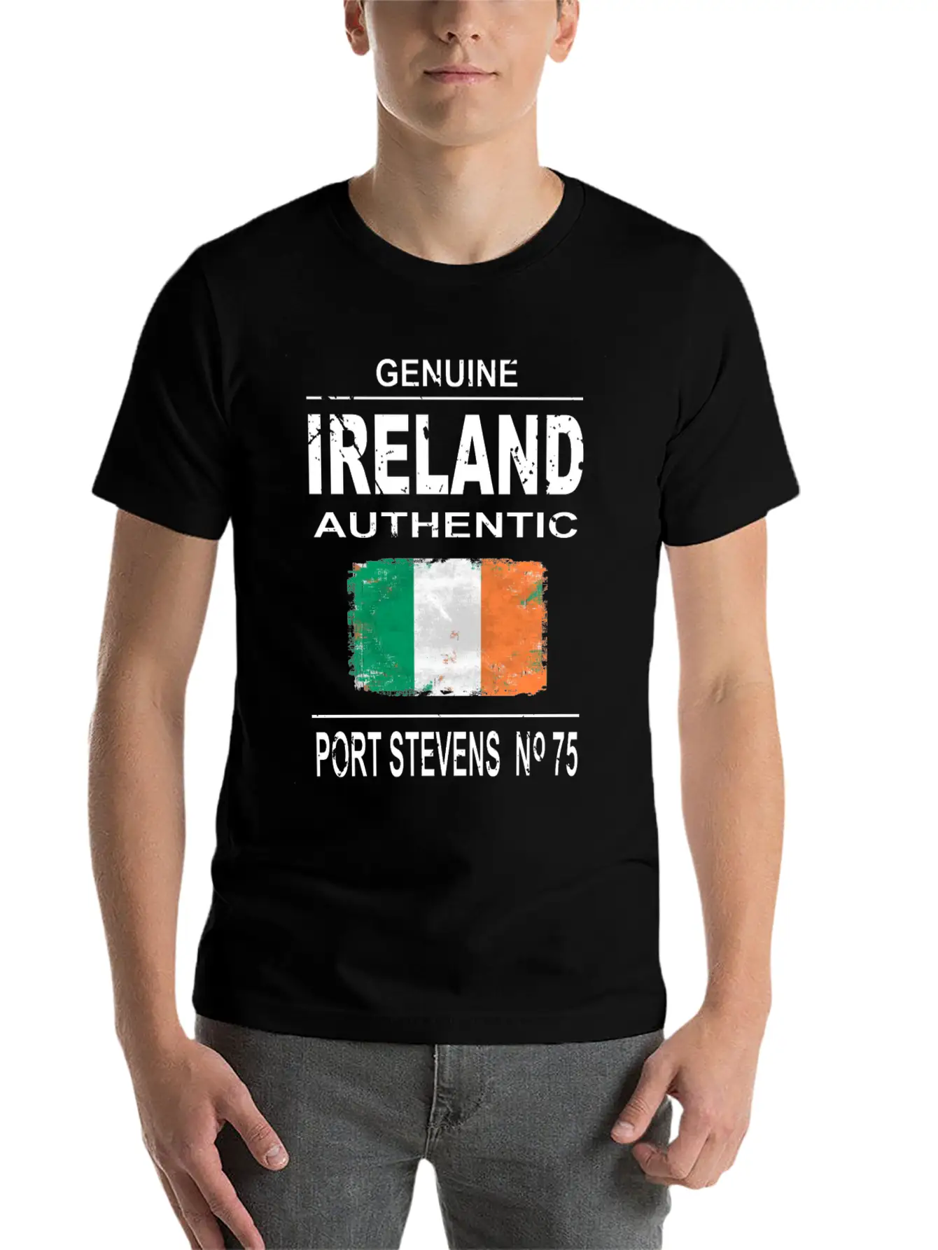 Ireland Flag Unisex Short Sleeve Soft Cotton T-Shirt – Casual Everyday Wear