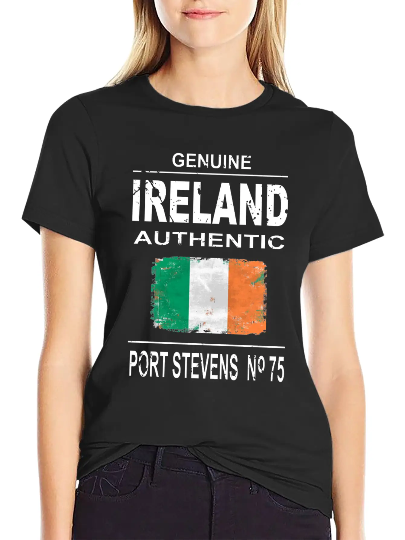 Ireland Flag Unisex Short Sleeve Soft Cotton T-Shirt – Casual Everyday Wear