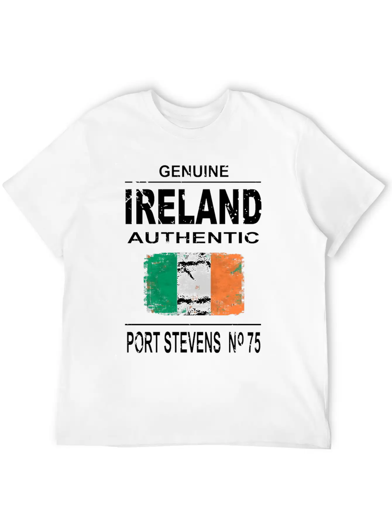 Ireland Flag Unisex Short Sleeve Soft Cotton T-Shirt – Casual Everyday Wear