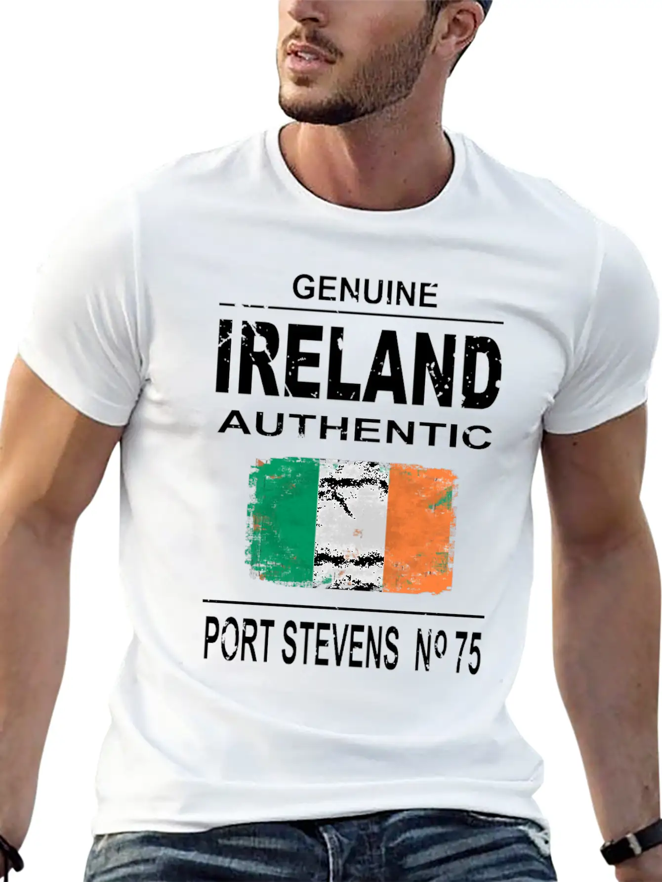 Ireland Flag Unisex Short Sleeve Soft Cotton T-Shirt – Casual Everyday Wear