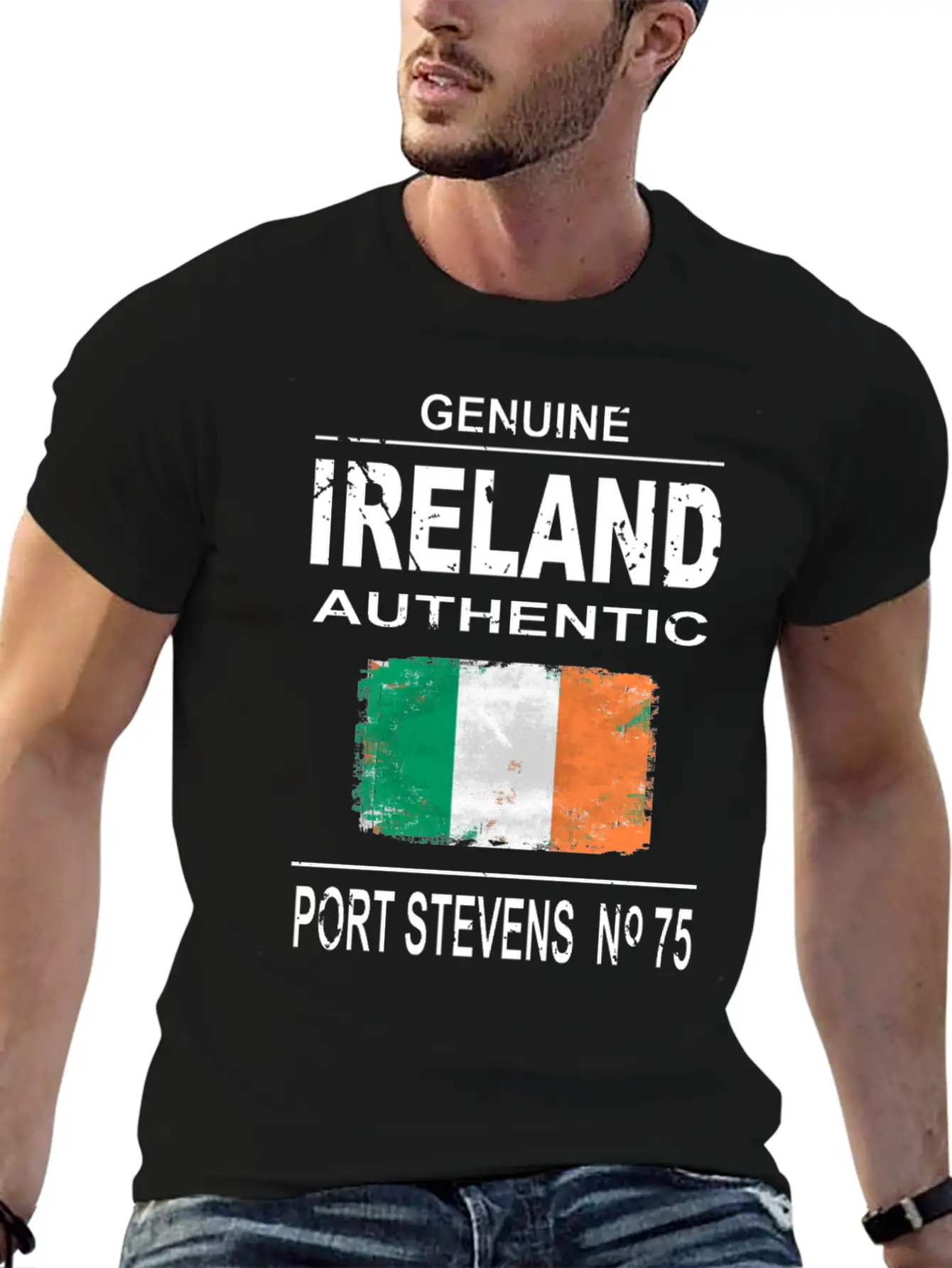 Ireland Flag Unisex Short Sleeve Soft Cotton T-Shirt – Casual Everyday Wear