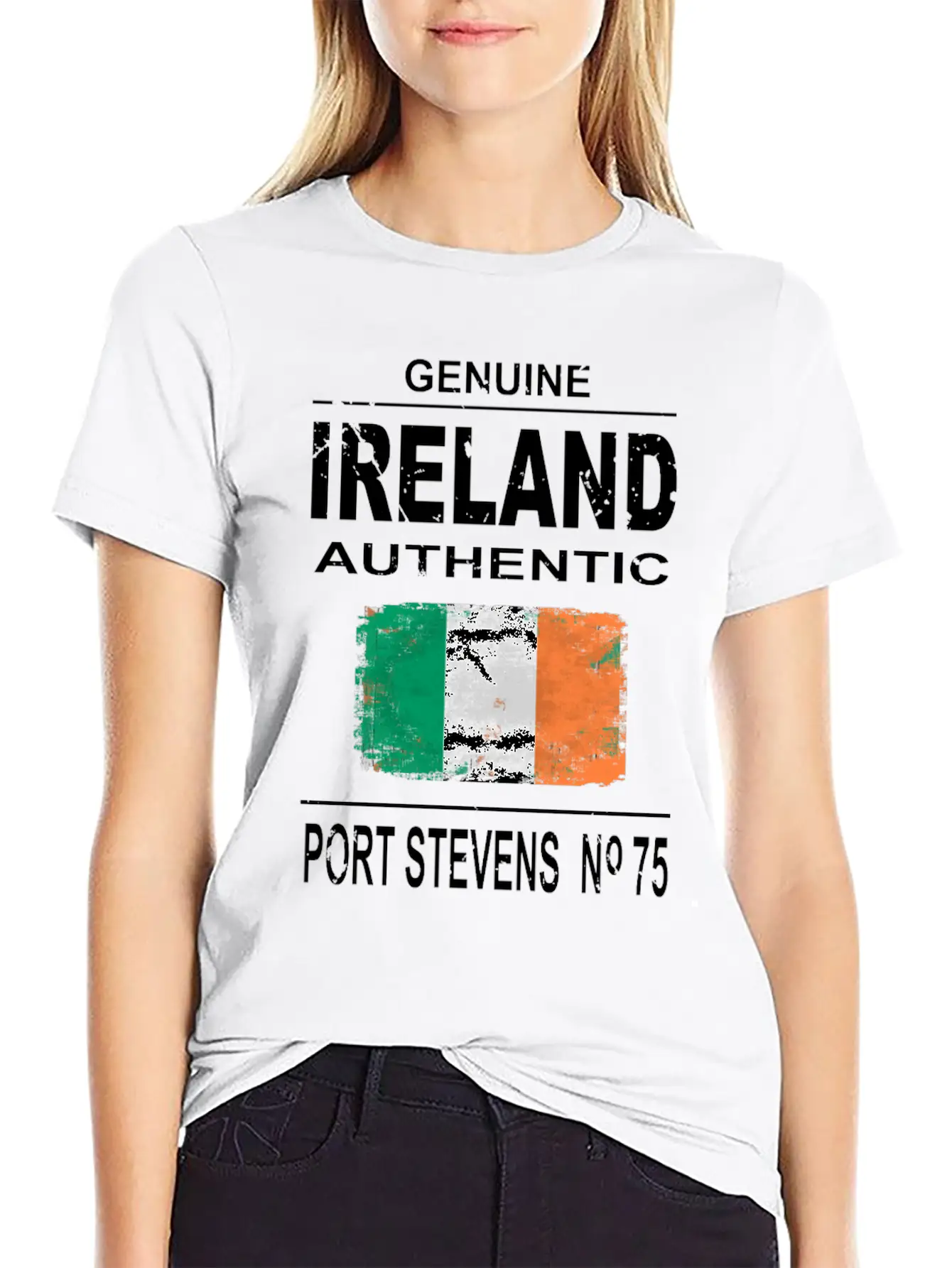Ireland Flag Unisex Short Sleeve Soft Cotton T-Shirt – Casual Everyday Wear