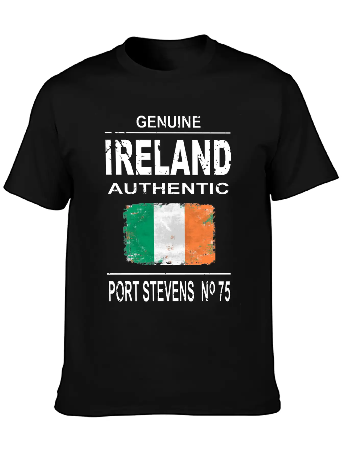 Ireland Flag Unisex Short Sleeve Soft Cotton T-Shirt – Casual Everyday Wear