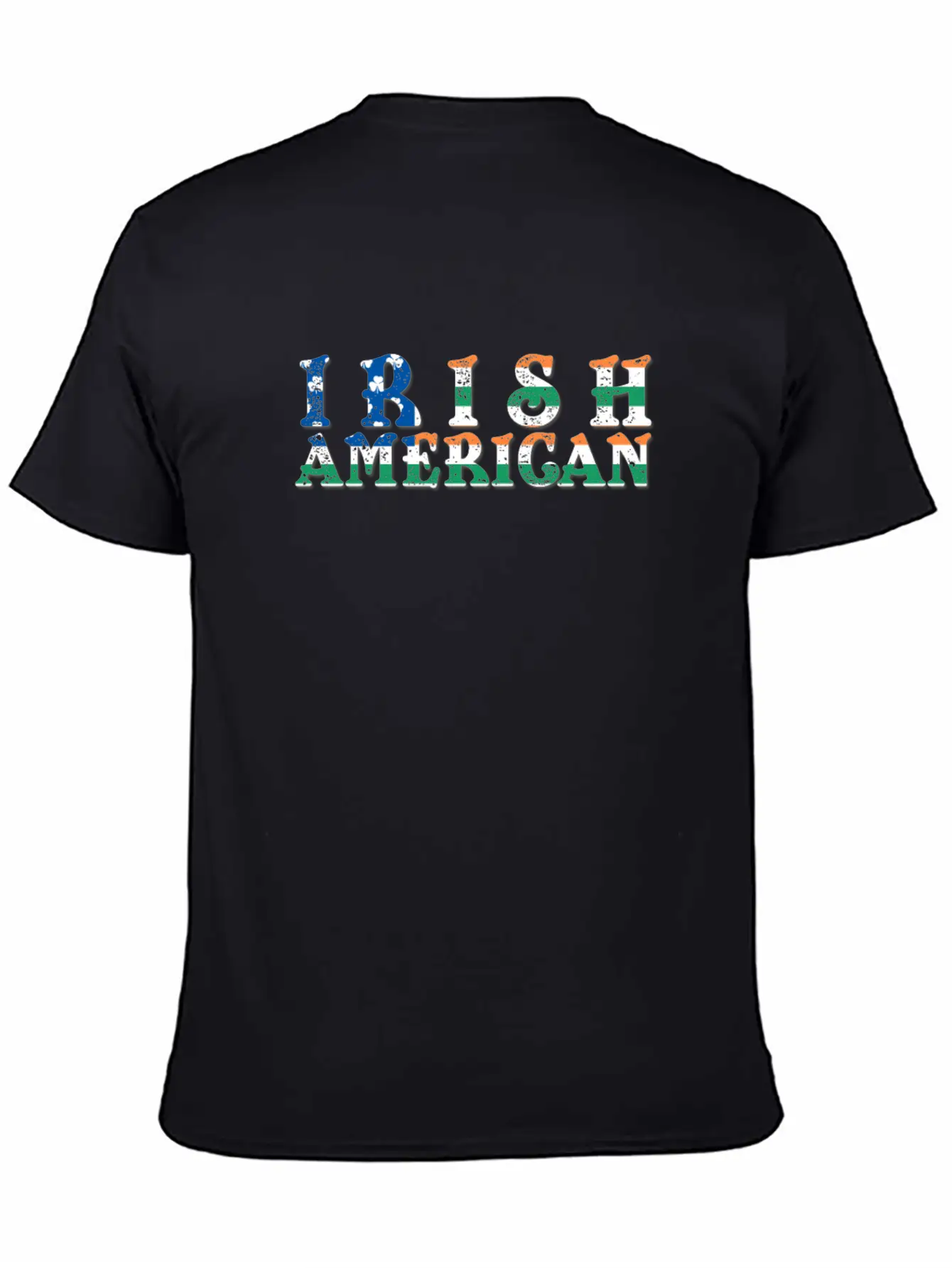 Irish American Flag With Irish Flag Colors Comfortable Minimalist Graphic Tee – Summer Style Essential