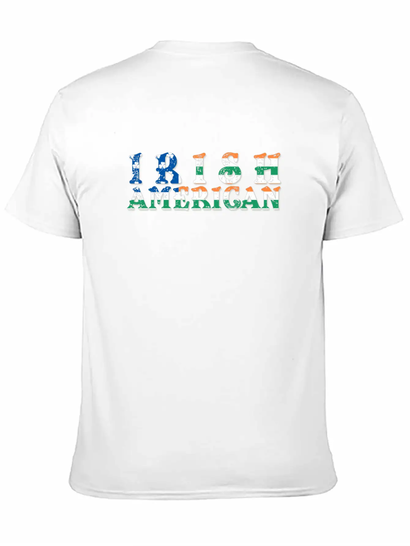 Irish American Flag With Irish Flag Colors Comfortable Minimalist Graphic Tee – Summer Style Essential