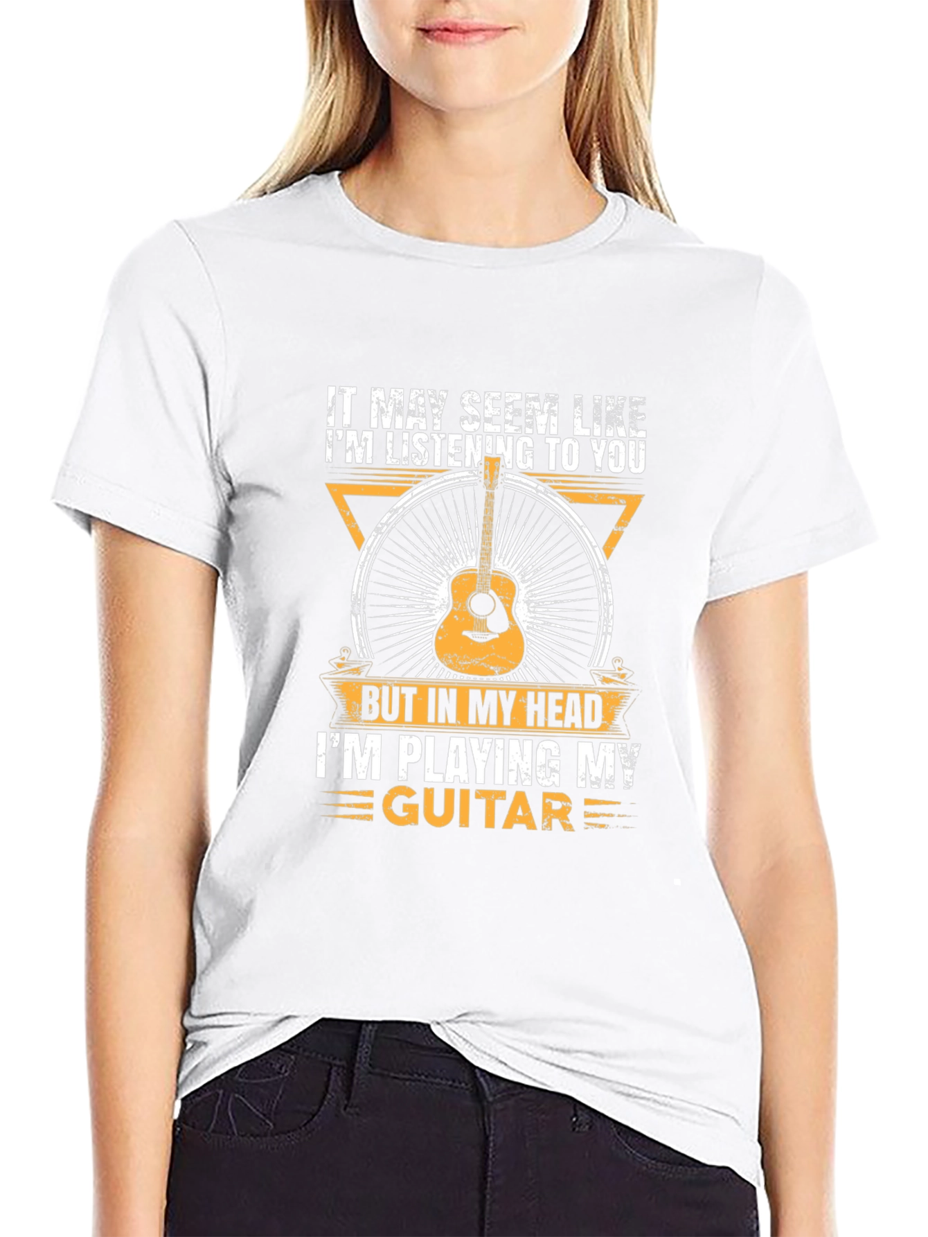 Guitar Lover T-Shirt: Im Playing My Guitar