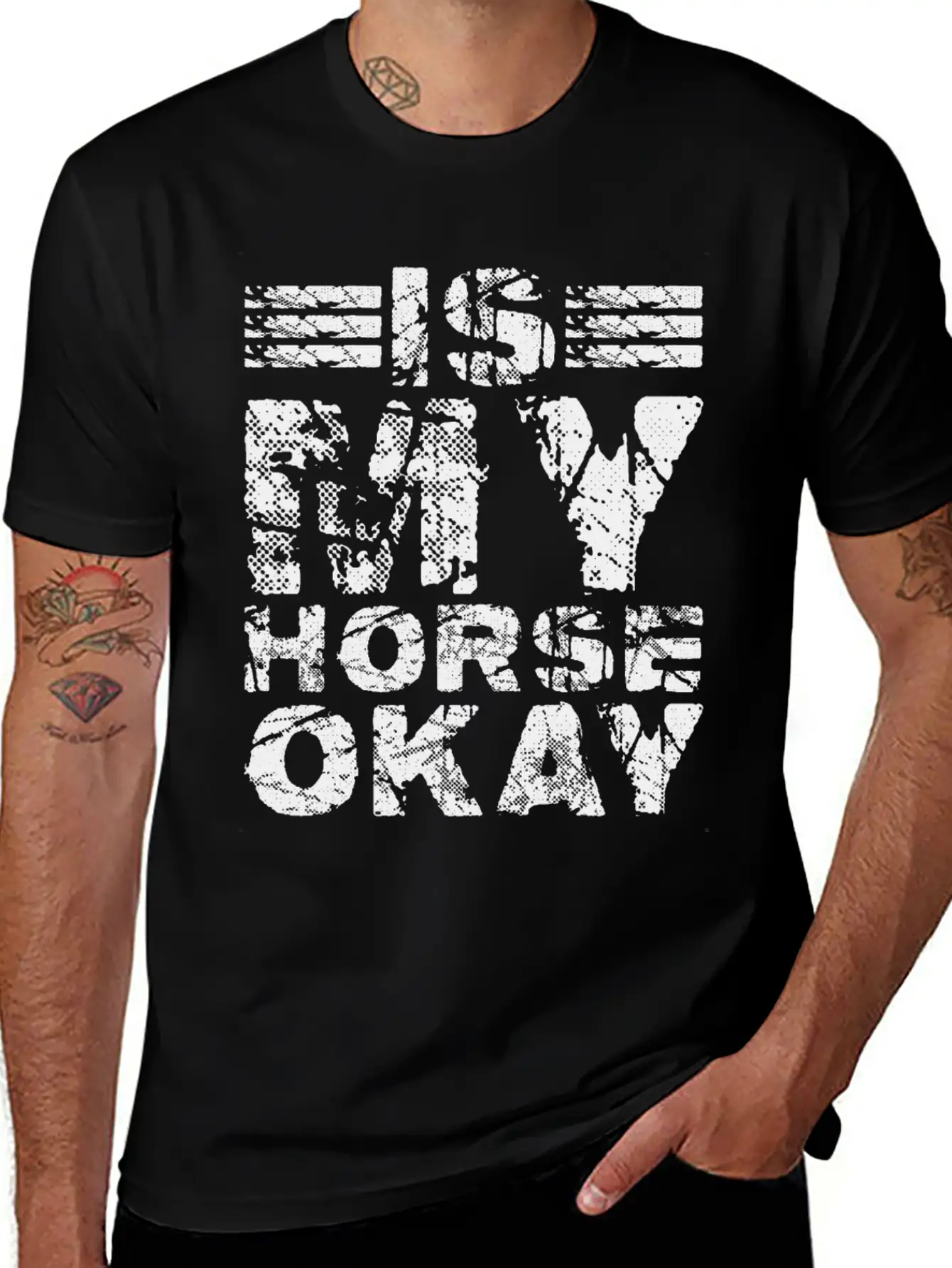 Is My Horse Okay 7 Unisex Casual T-Shirt – Clean Design For Daily Comfort