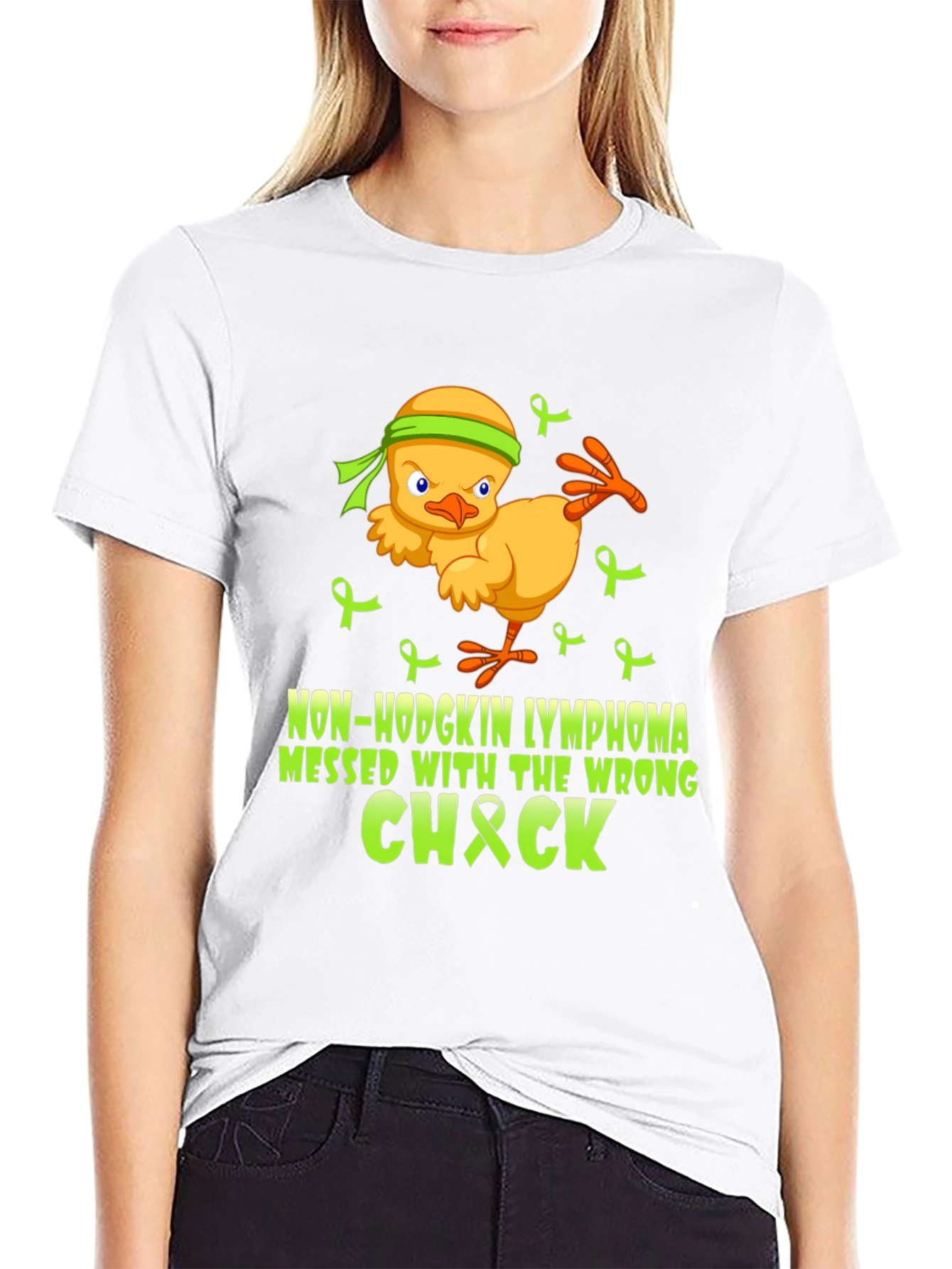 Lymphoma Awareness Chick T-Shirt