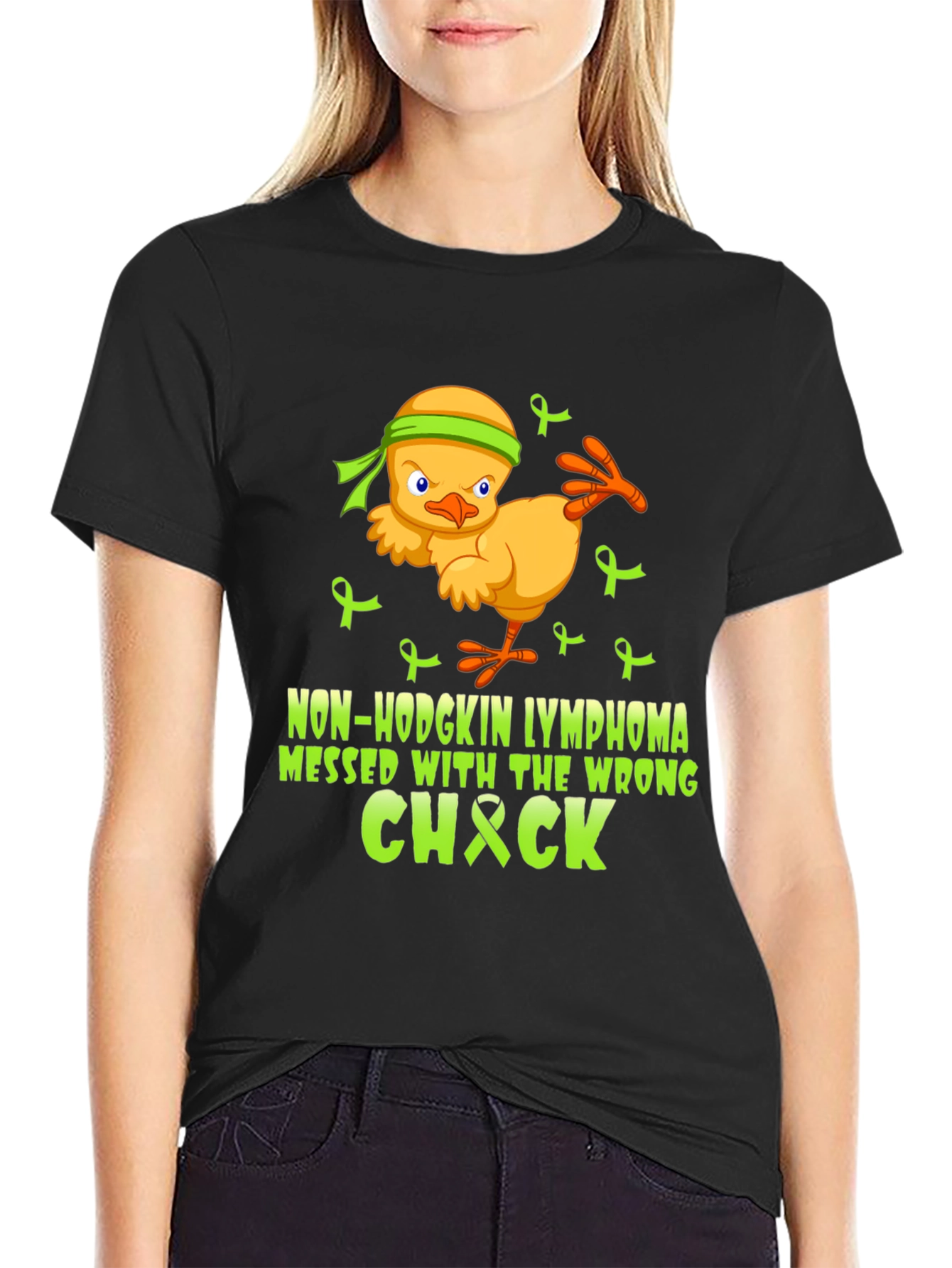 Lymphoma Awareness Chick T-Shirt