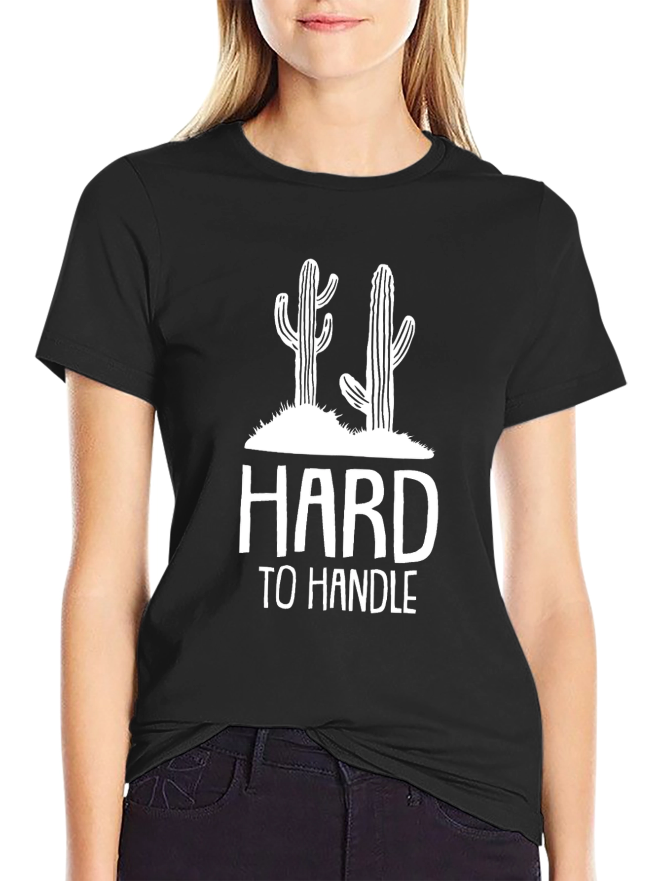 Hard to Handle Cactus Graphic T-Shirt - Mens