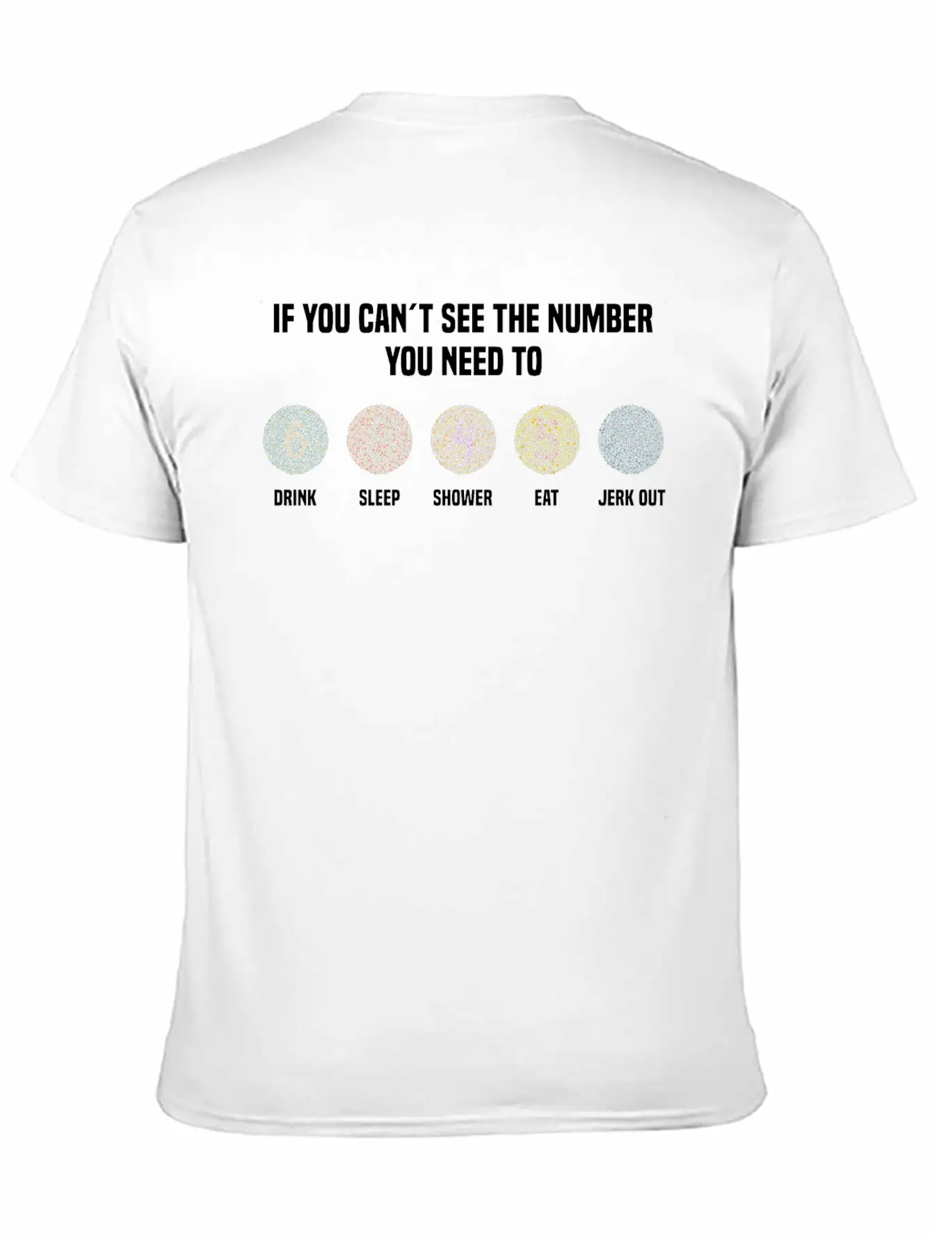 Ishihara Numbers - Jerk Out Timeless Short Sleeve Tee – Comfy And Minimalist Design