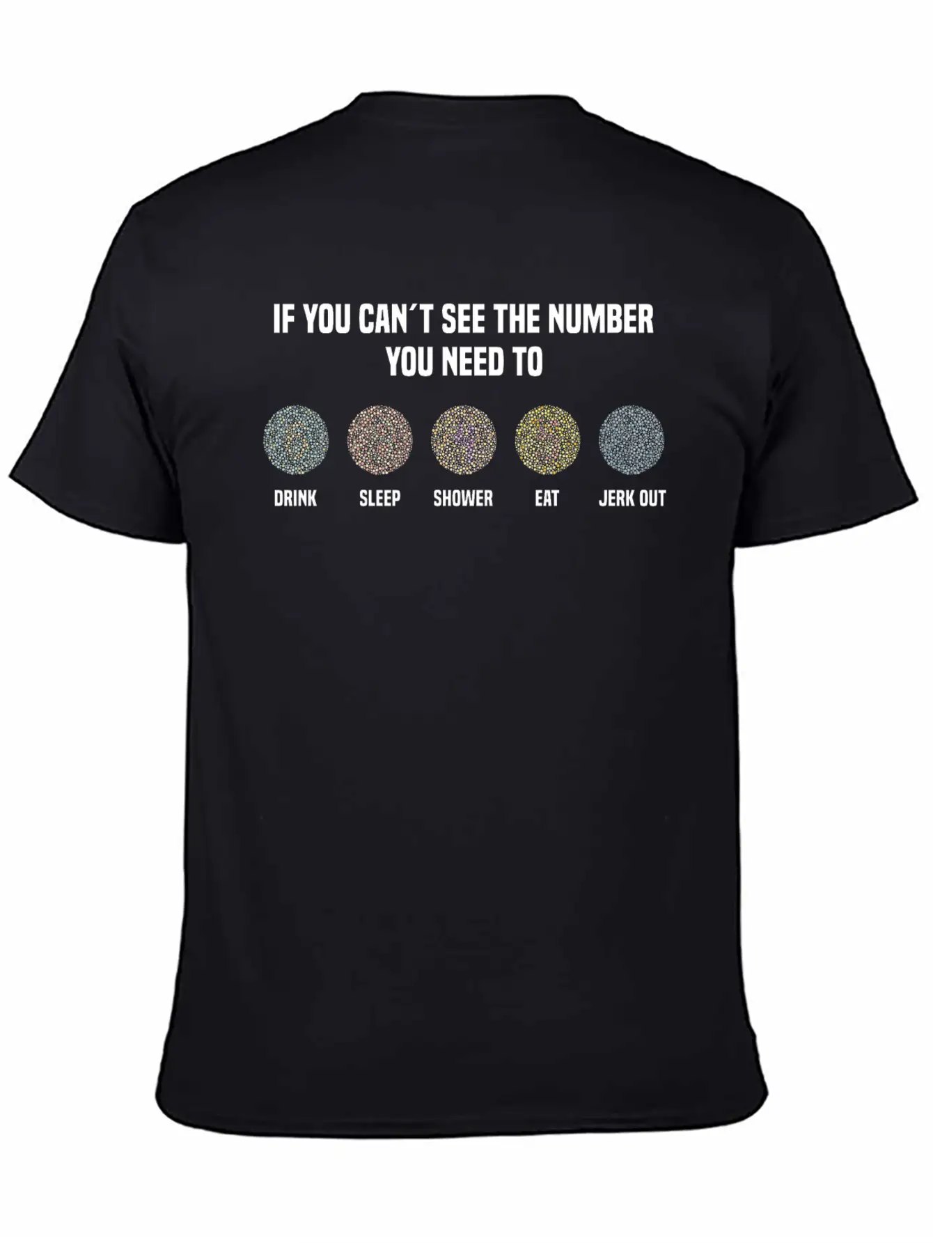 Ishihara Numbers - Jerk Out Timeless Short Sleeve Tee – Comfy And Minimalist Design