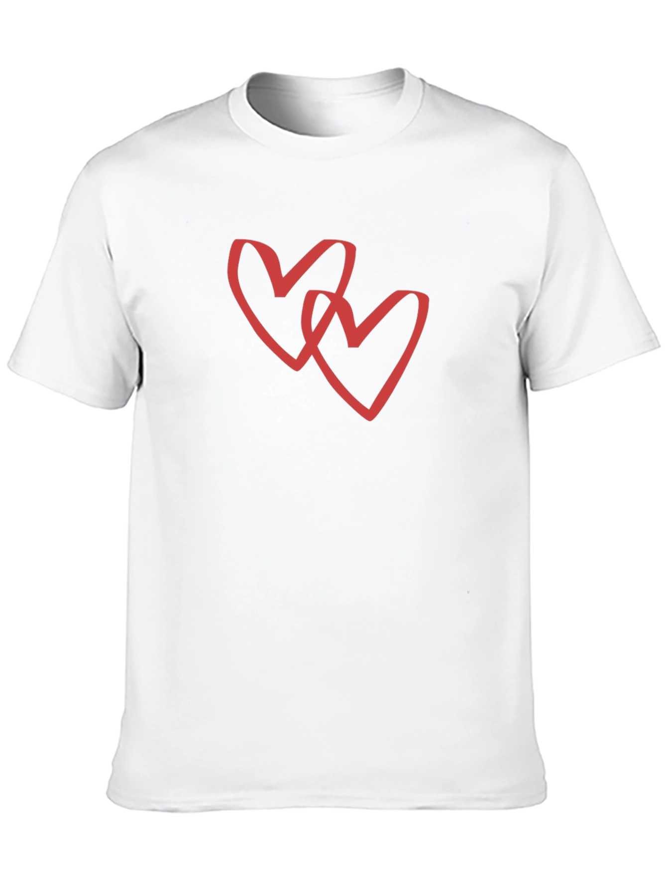 Heart Graphic Black T-Shirt - Soft Cotton Blend