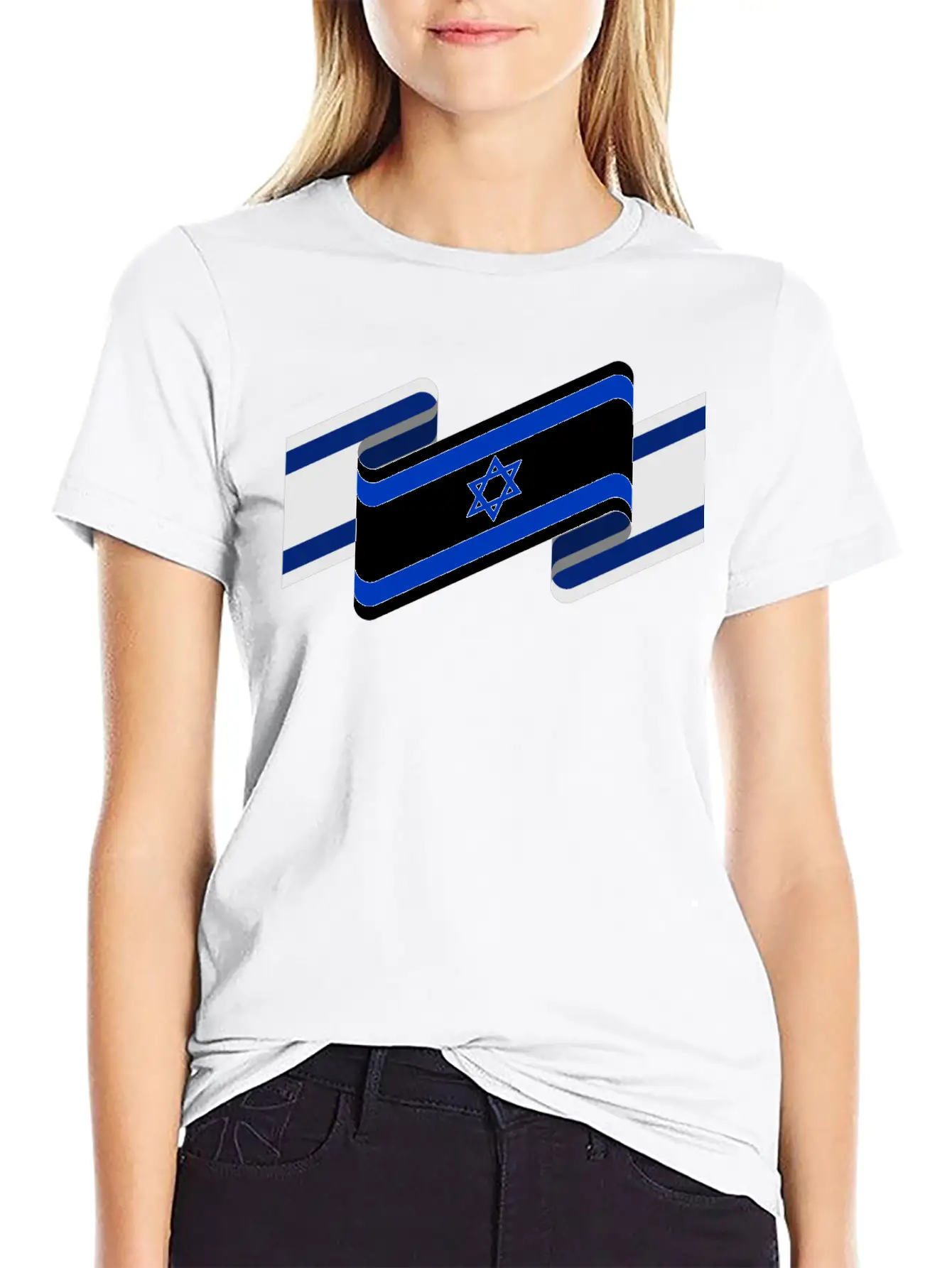 Israel Flag Stylish Everyday T-Shirt – Unisex Basic Cotton Tee
