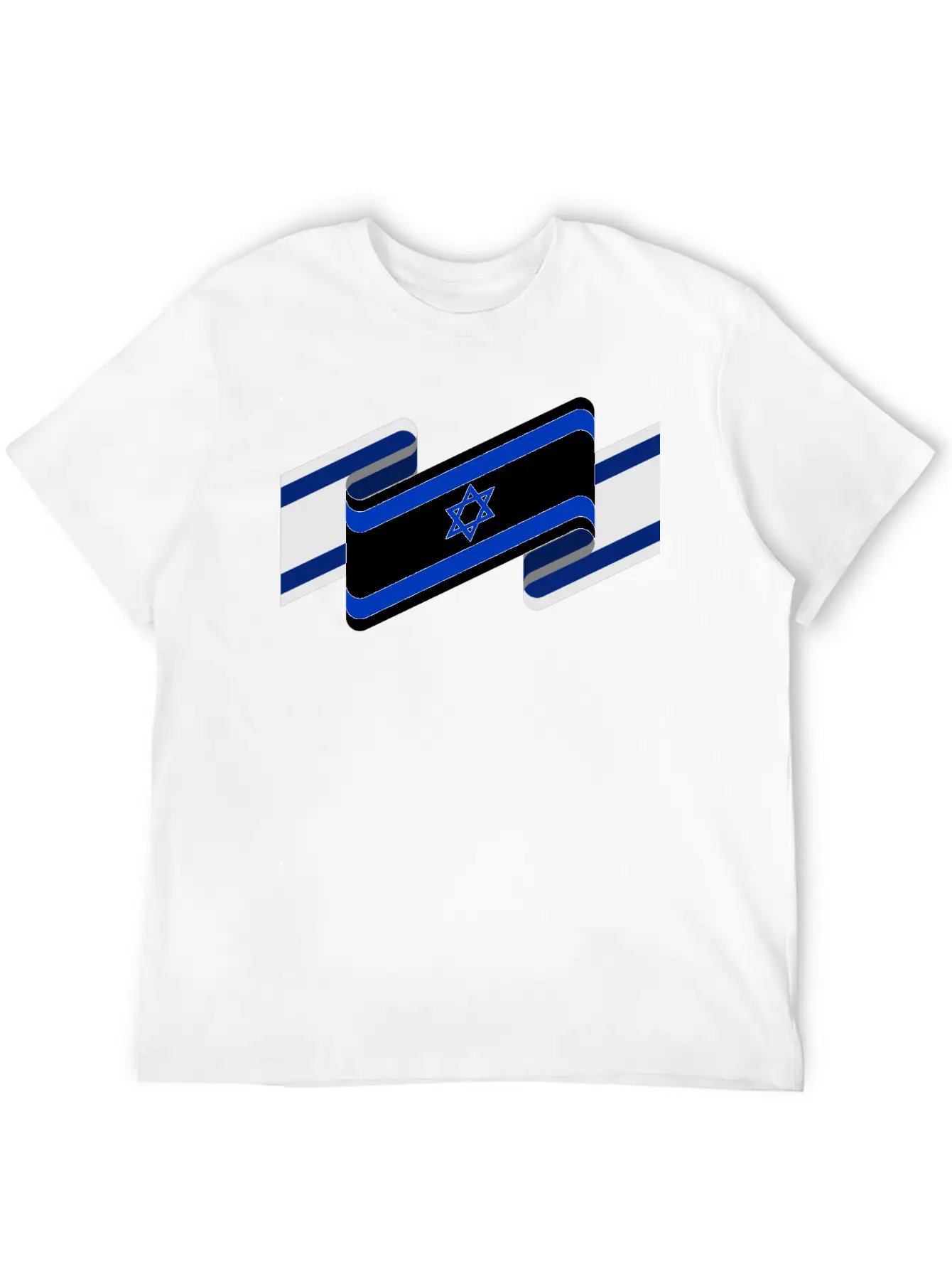 Israel Flag Stylish Everyday T-Shirt – Unisex Basic Cotton Tee