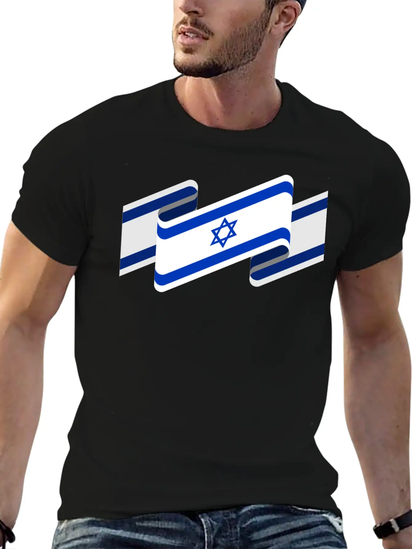 Israel Flag Stylish Everyday T-Shirt – Unisex Basic Cotton Tee