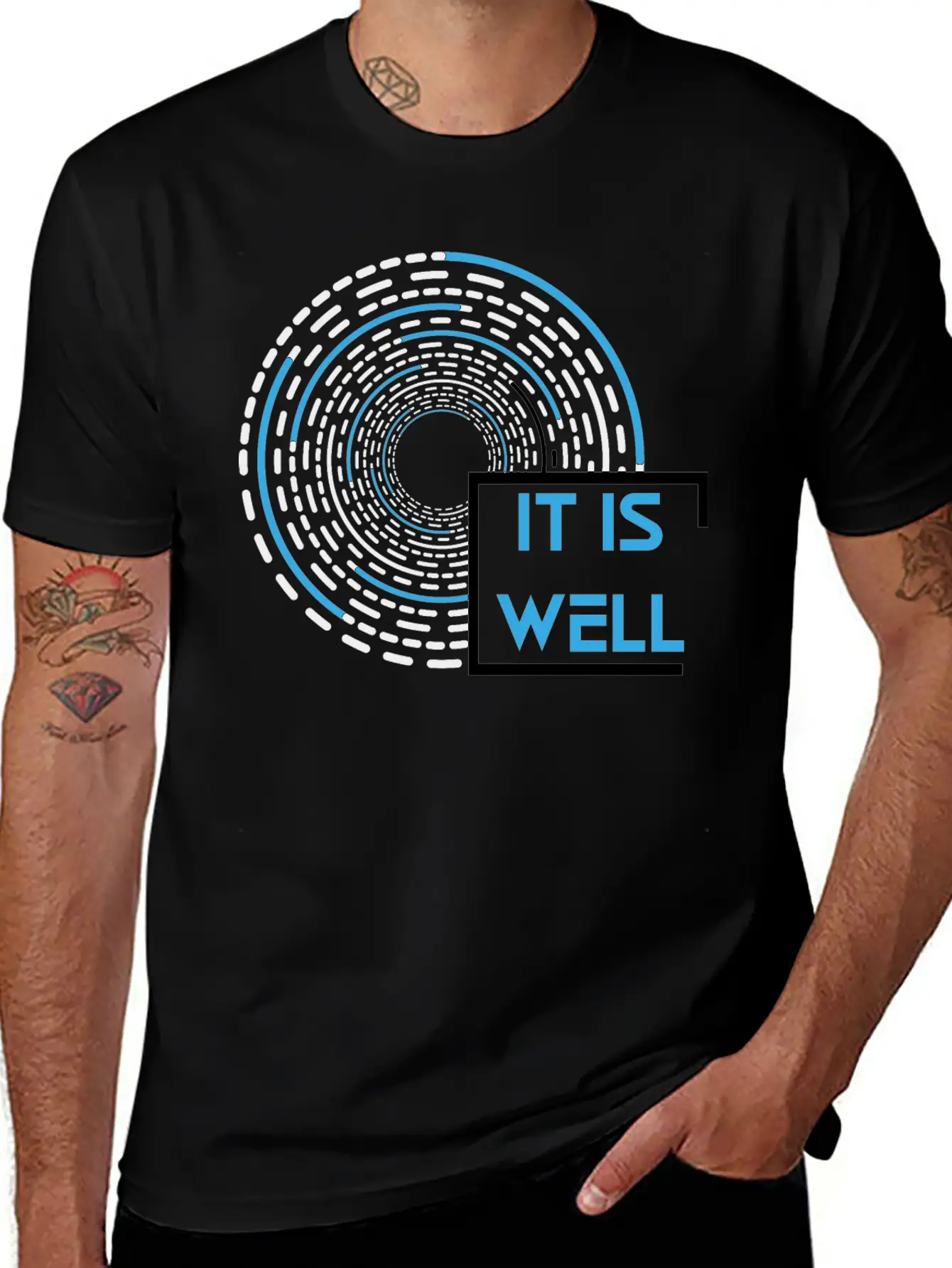 It Is Well - Motivational Quotes Comfortable Minimalist Graphic Tee – Summer Style Essential