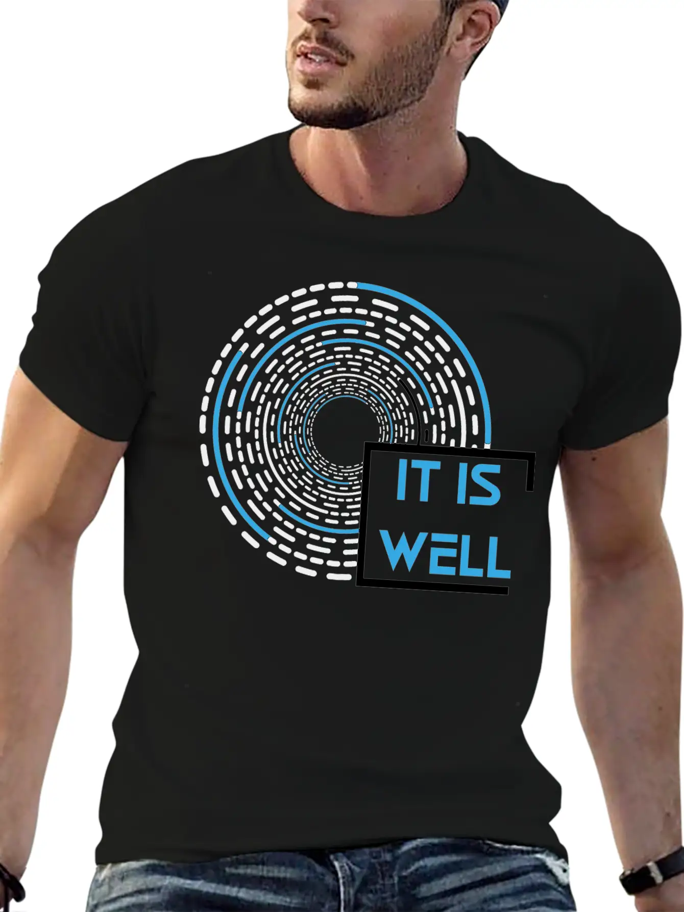 It Is Well - Motivational Quotes Comfortable Minimalist Graphic Tee – Summer Style Essential