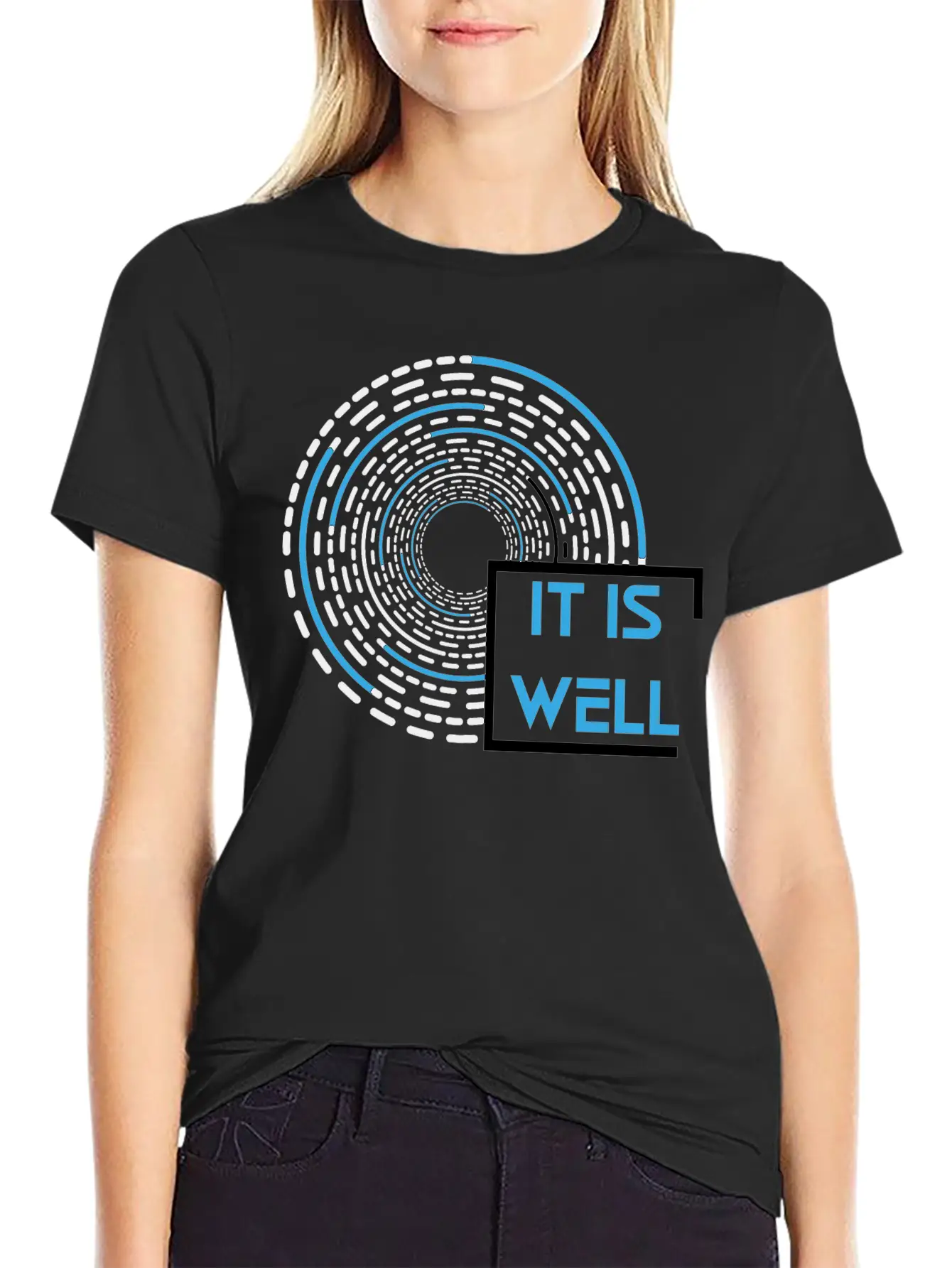 It Is Well - Motivational Quotes Comfortable Minimalist Graphic Tee – Summer Style Essential