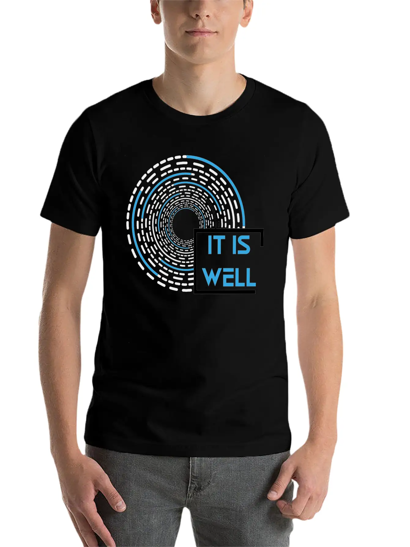 It Is Well - Motivational Quotes Comfortable Minimalist Graphic Tee – Summer Style Essential